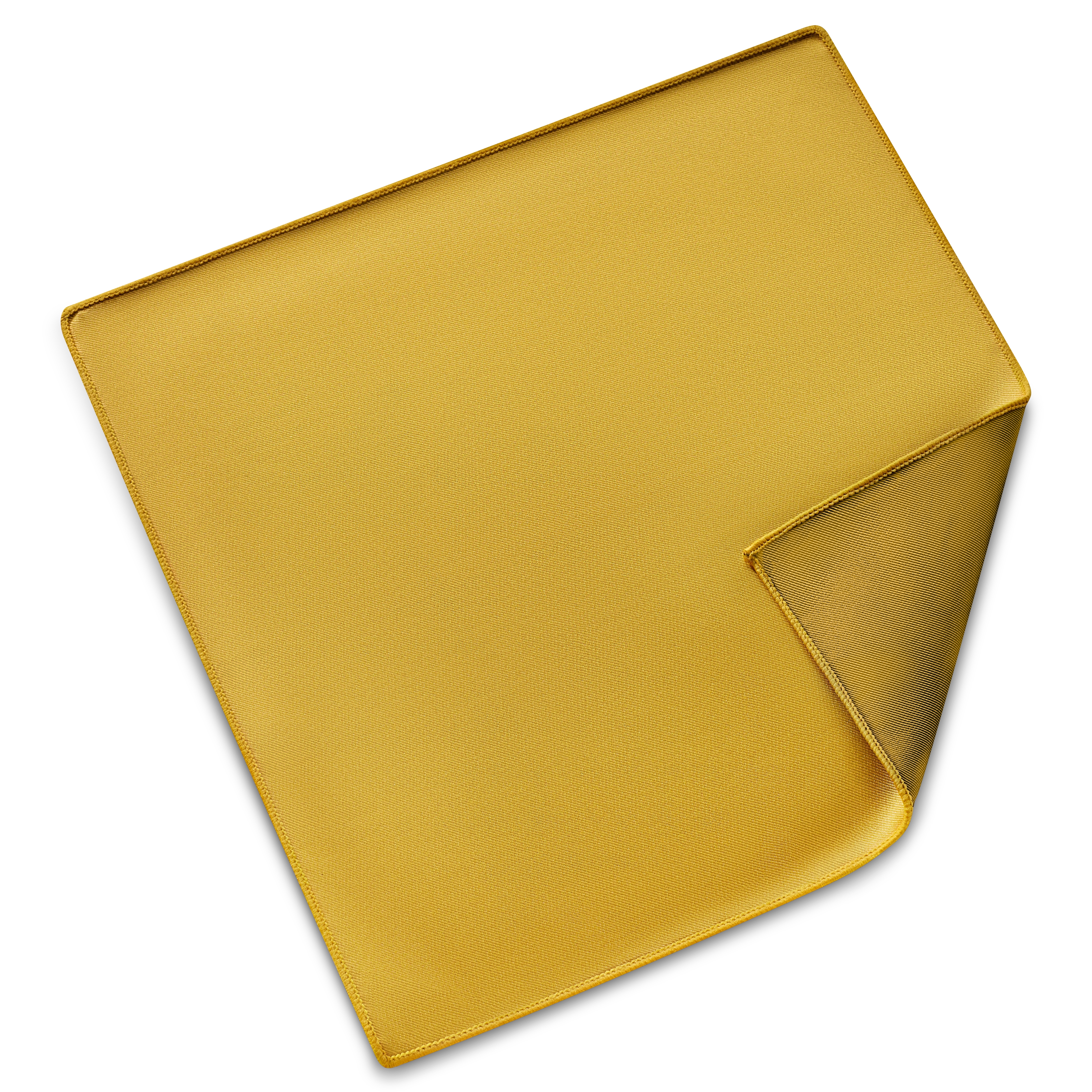 Golden Brown Satin Pocket Square - 3