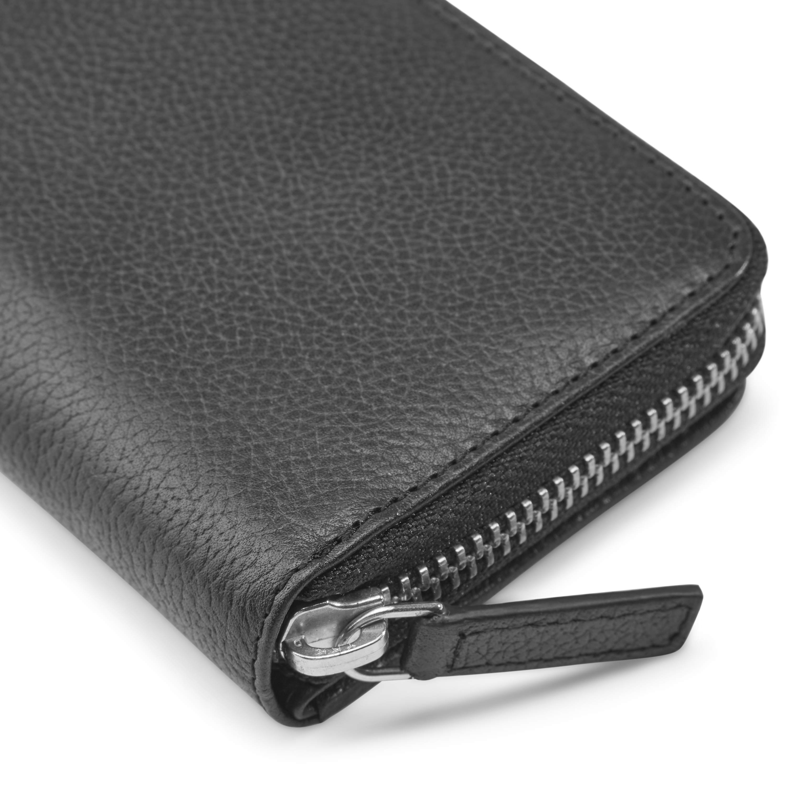 Czarny skórzany portfel blokujący RFID Laris - 7