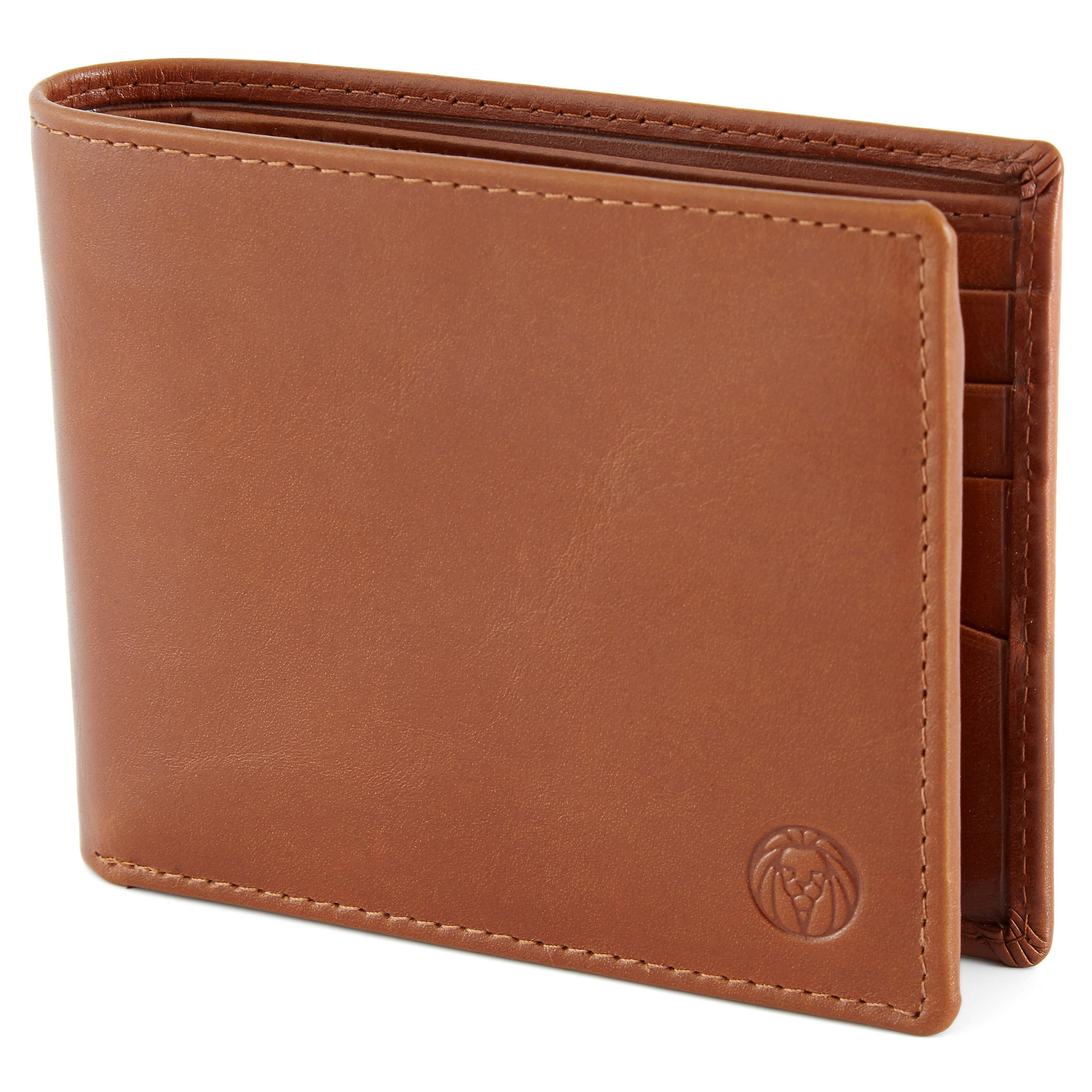 Tan Threefold Jasper Leather Wallet Tan Threefold Jasper Leather Wallet