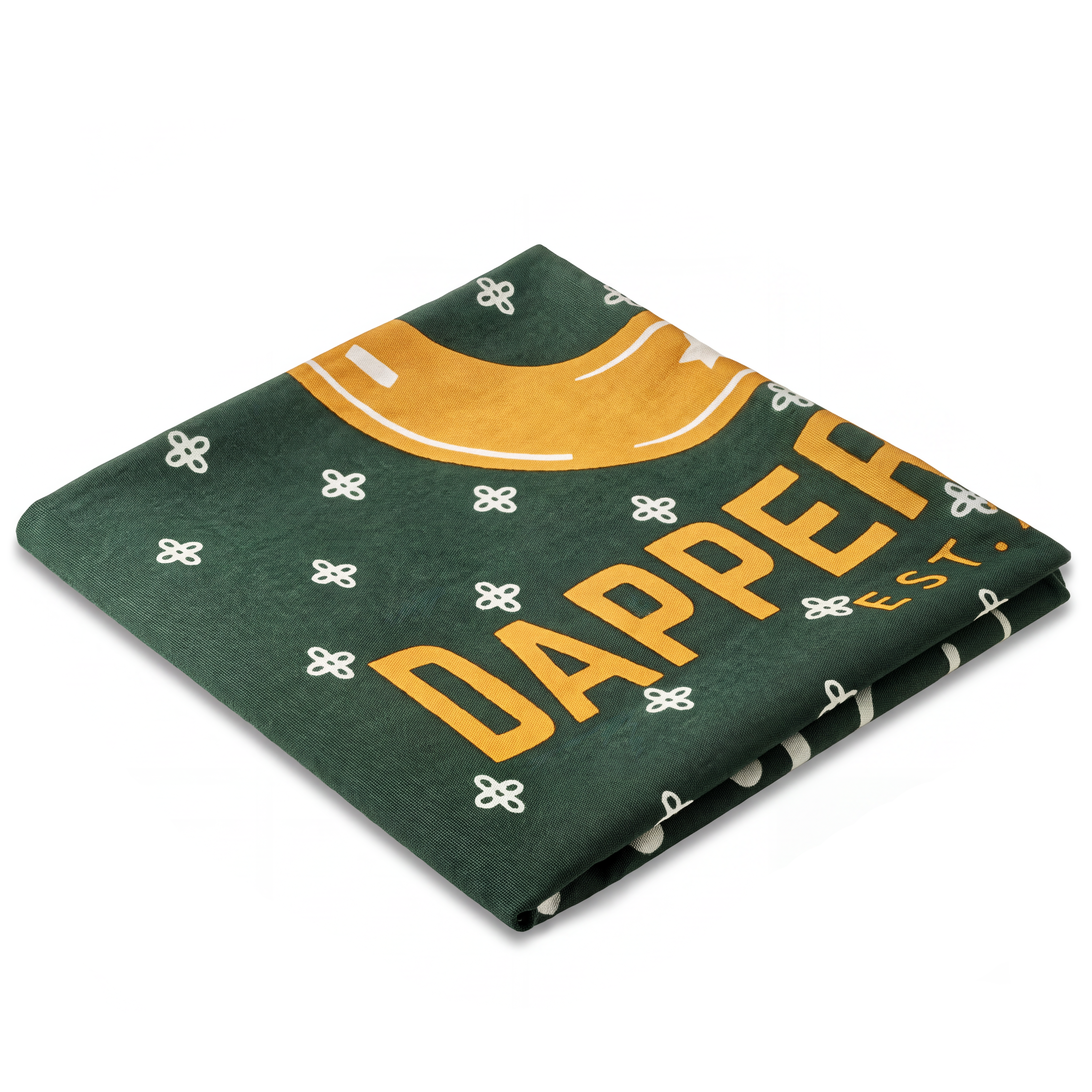 The Intro | Zöld Western pamut bandana - 8
