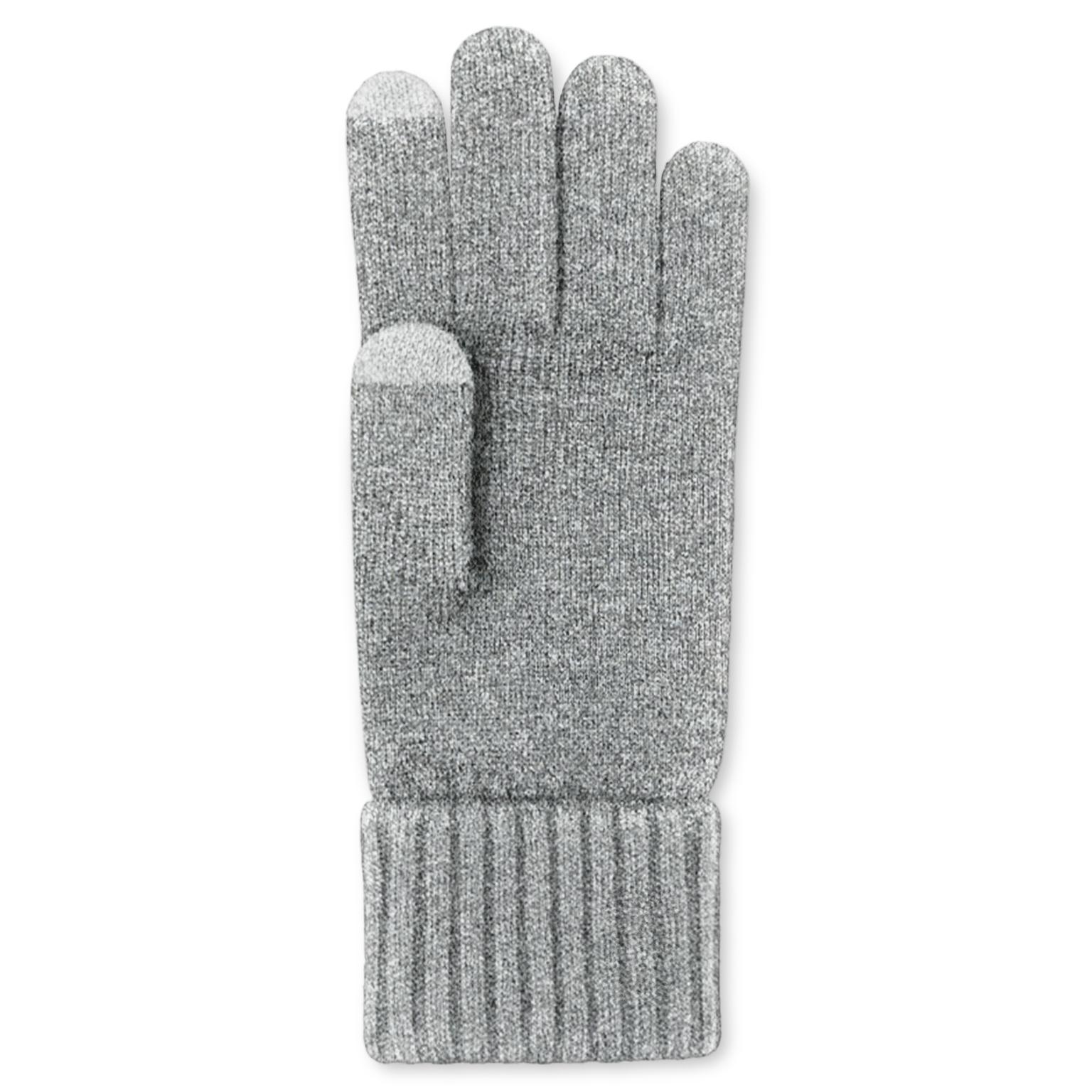 Baltic | Dark Grey Wool Fine Rib Touchscreen Gloves Baltic | Dark Grey Wool Fine Rib Touchscreen Gloves