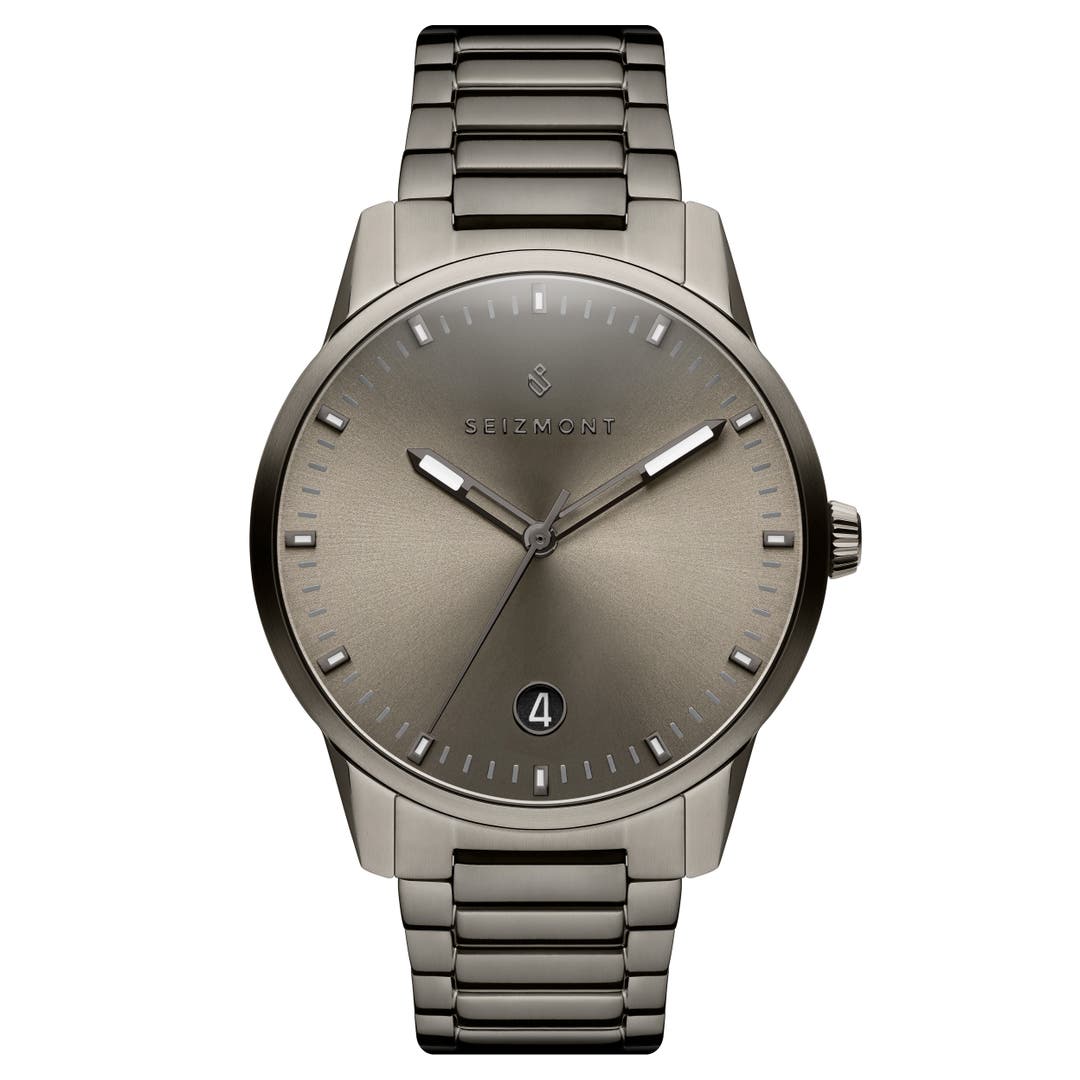 Yves | Gunmetal Grey Stainless Steel Monotone Watch | In stock! | Seizmont