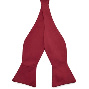 Burgundy Basic Self-Tie Bow Tie