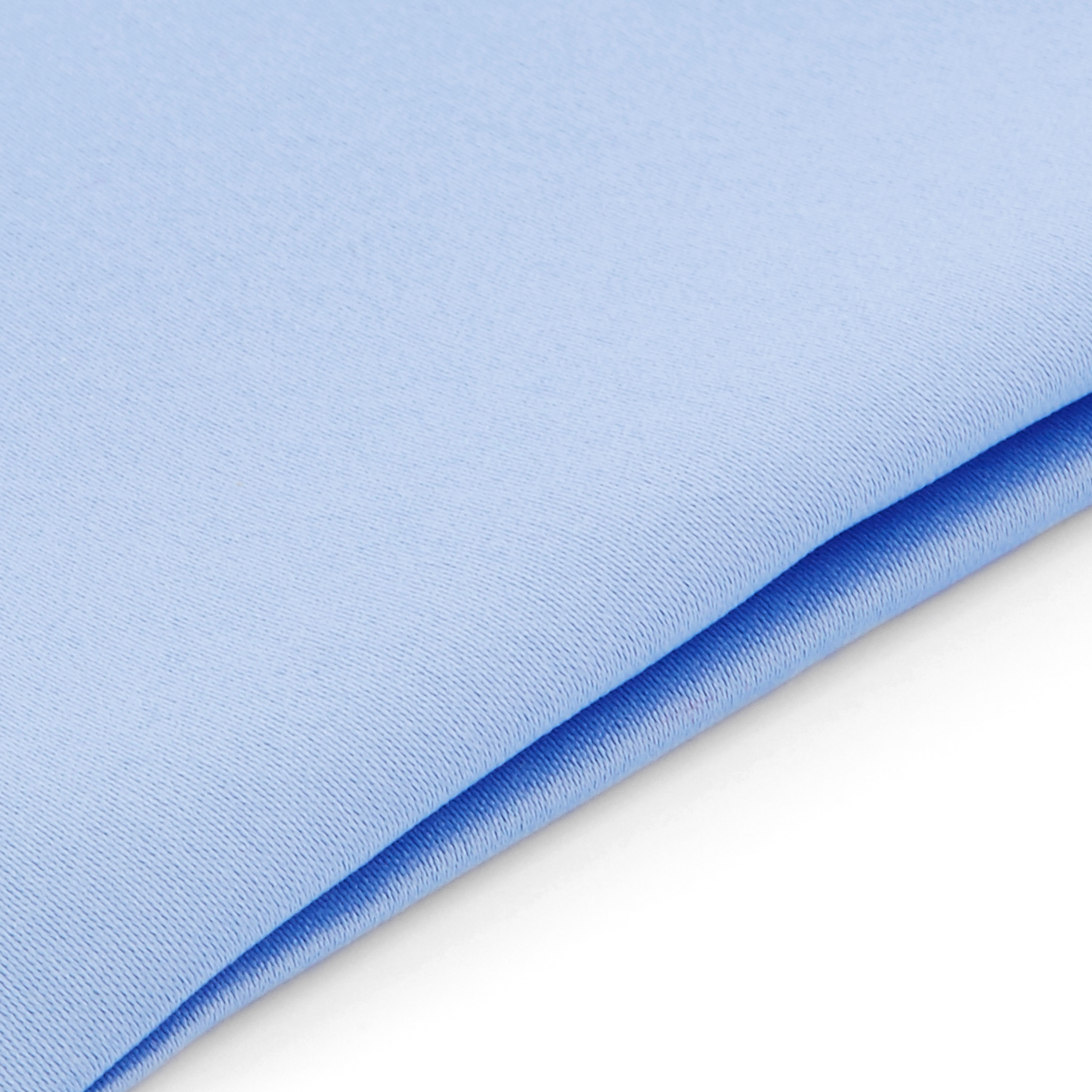 Baby Blue Simple Pocket Square - 2