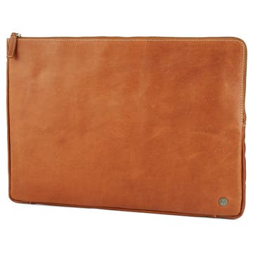 Oxford | Small Tan Leather Laptop Sleeve