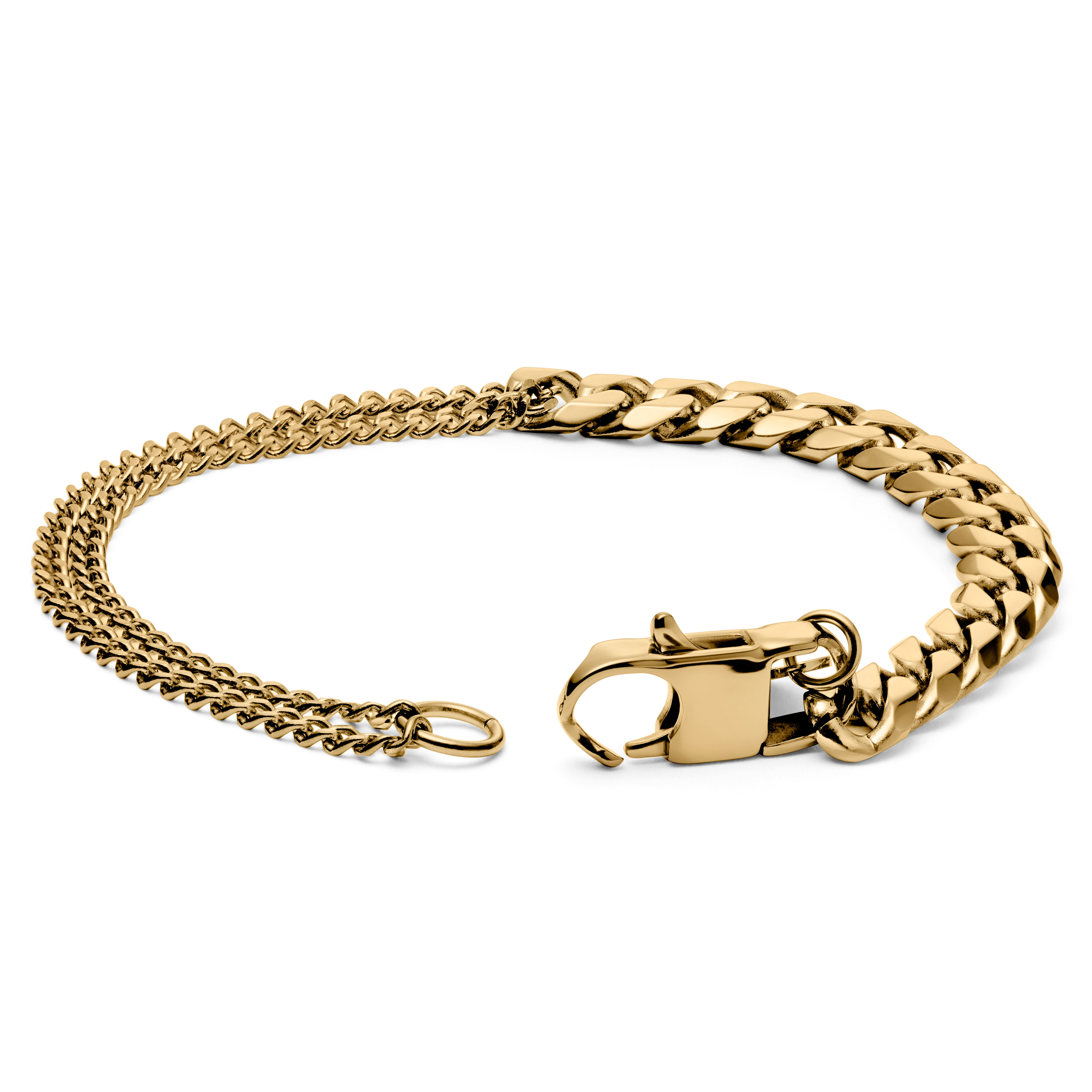Amager | Gold-Tone Stainless Steel Curb Chain Bracelet - 2