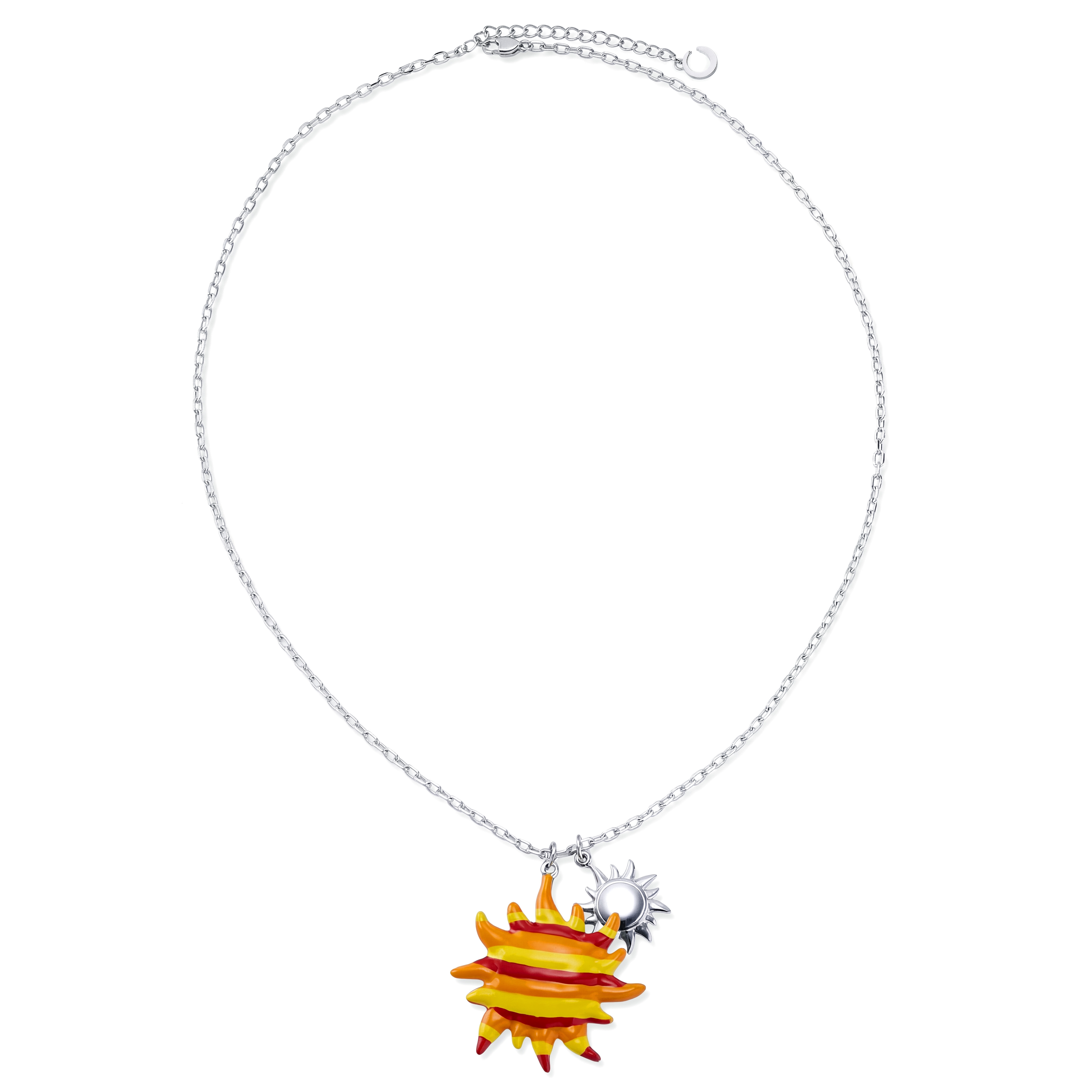 Pearlmania | Collier Sunset Glow avec pendentif en acier inoxydable - 2
