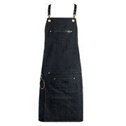 Schürze | Schwarzes Denim Schürze | Schwarzes Denim