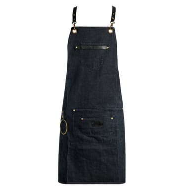 Schürze | Schwarzes Denim Schürze | Schwarzes Denim