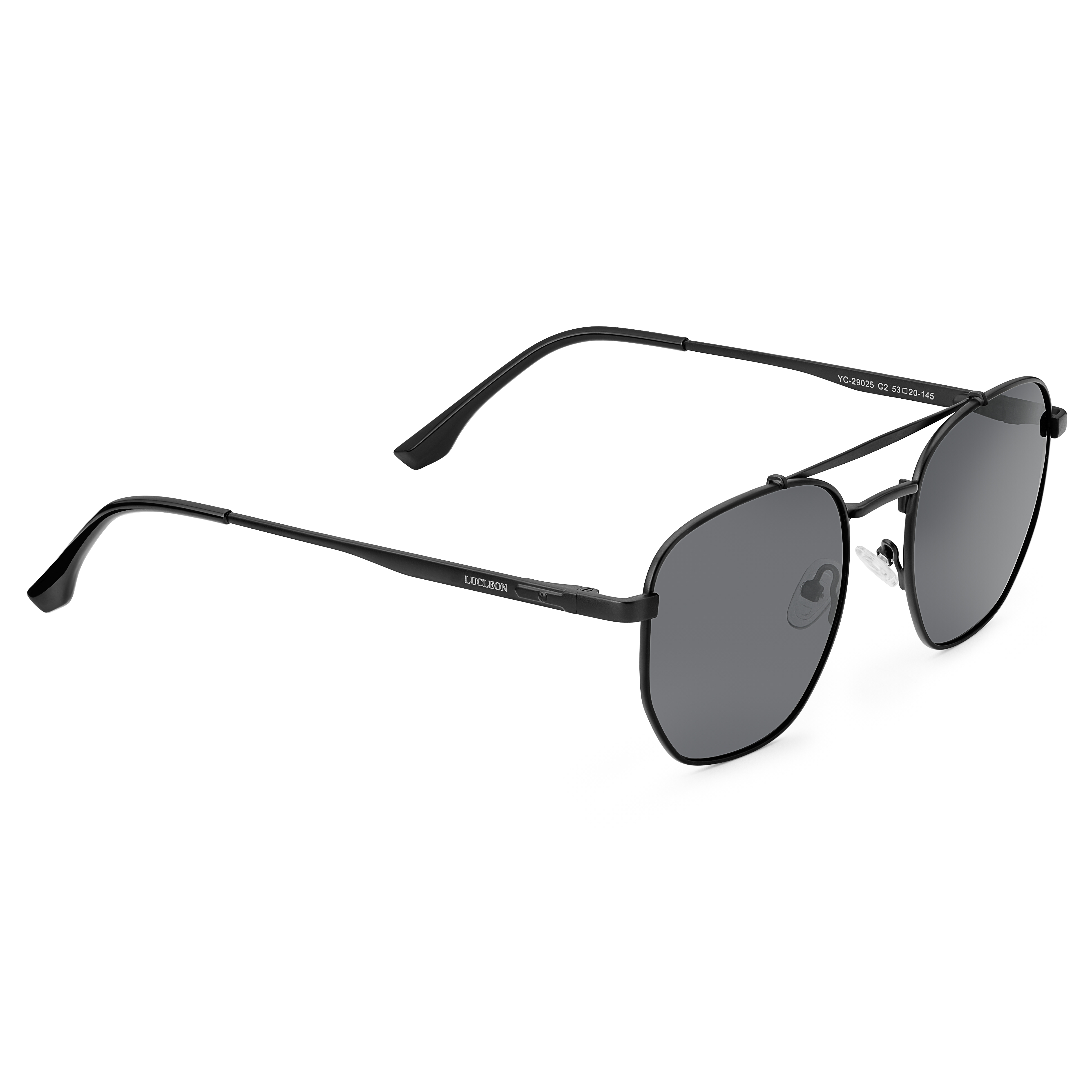 Svarta Pilotsolglasögon med Polariserade Glas - 6