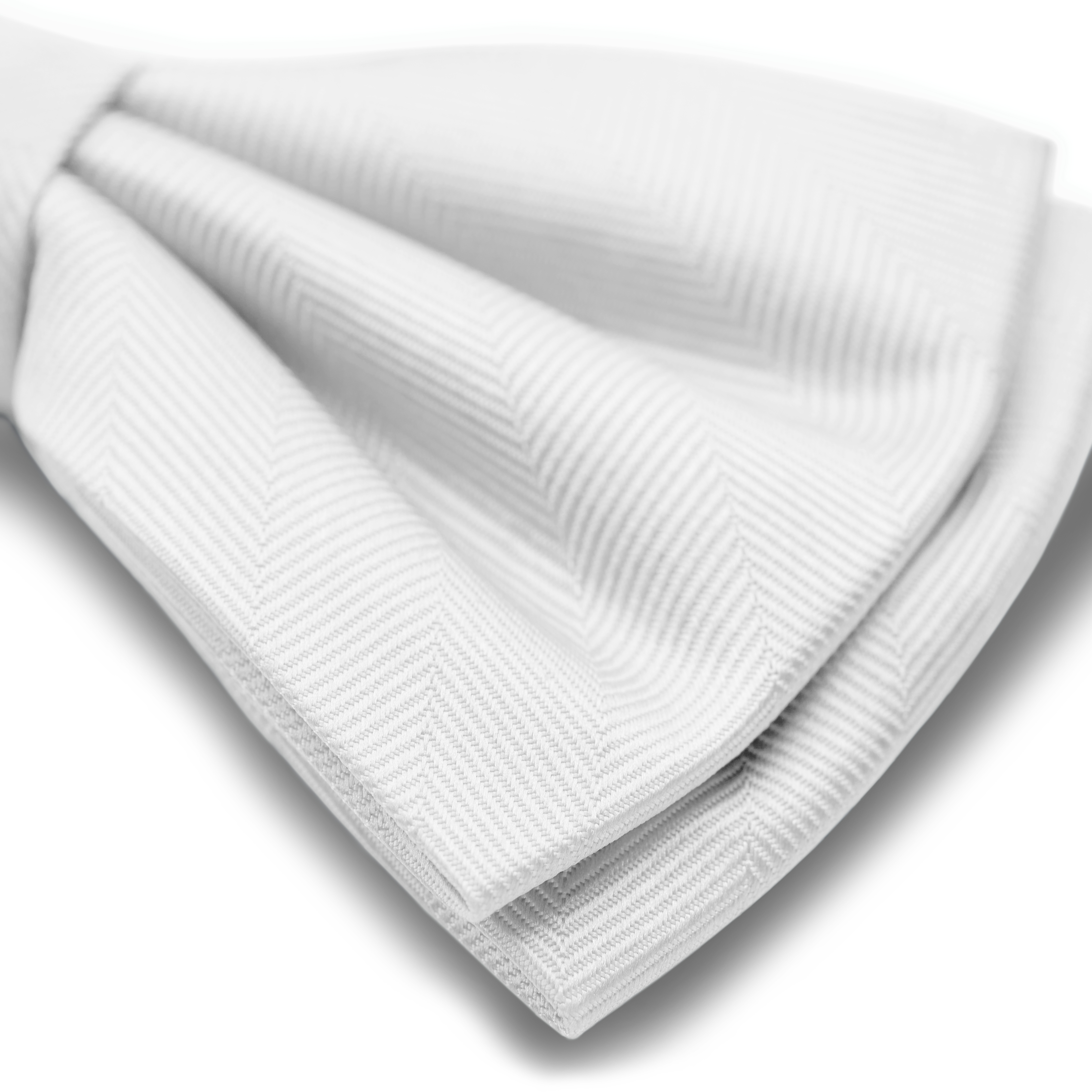 Weisse vorgebundene Fischgräten-Fliege - 3