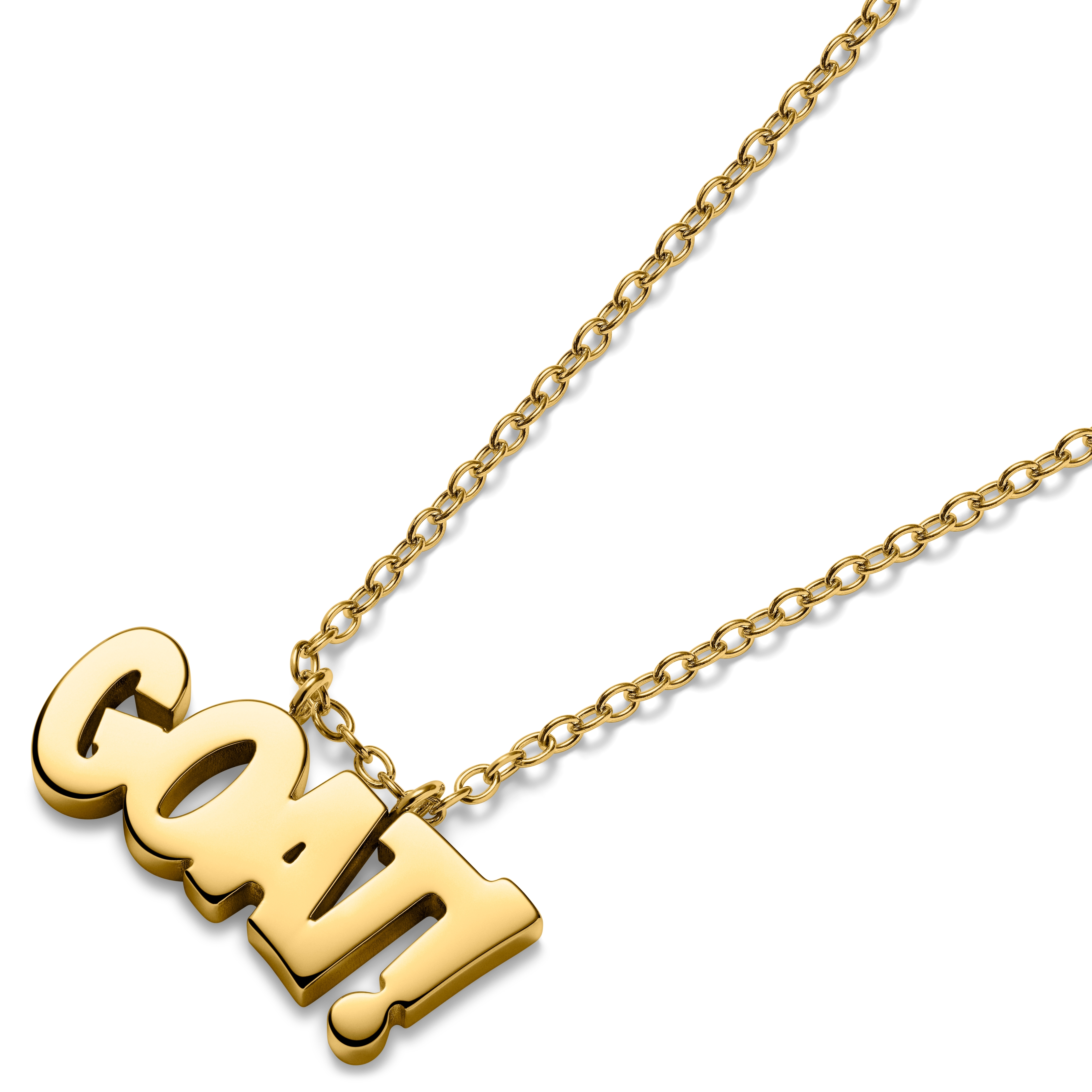 Jaygee | Złocisty naszyjnik z zawieszką goat - 2