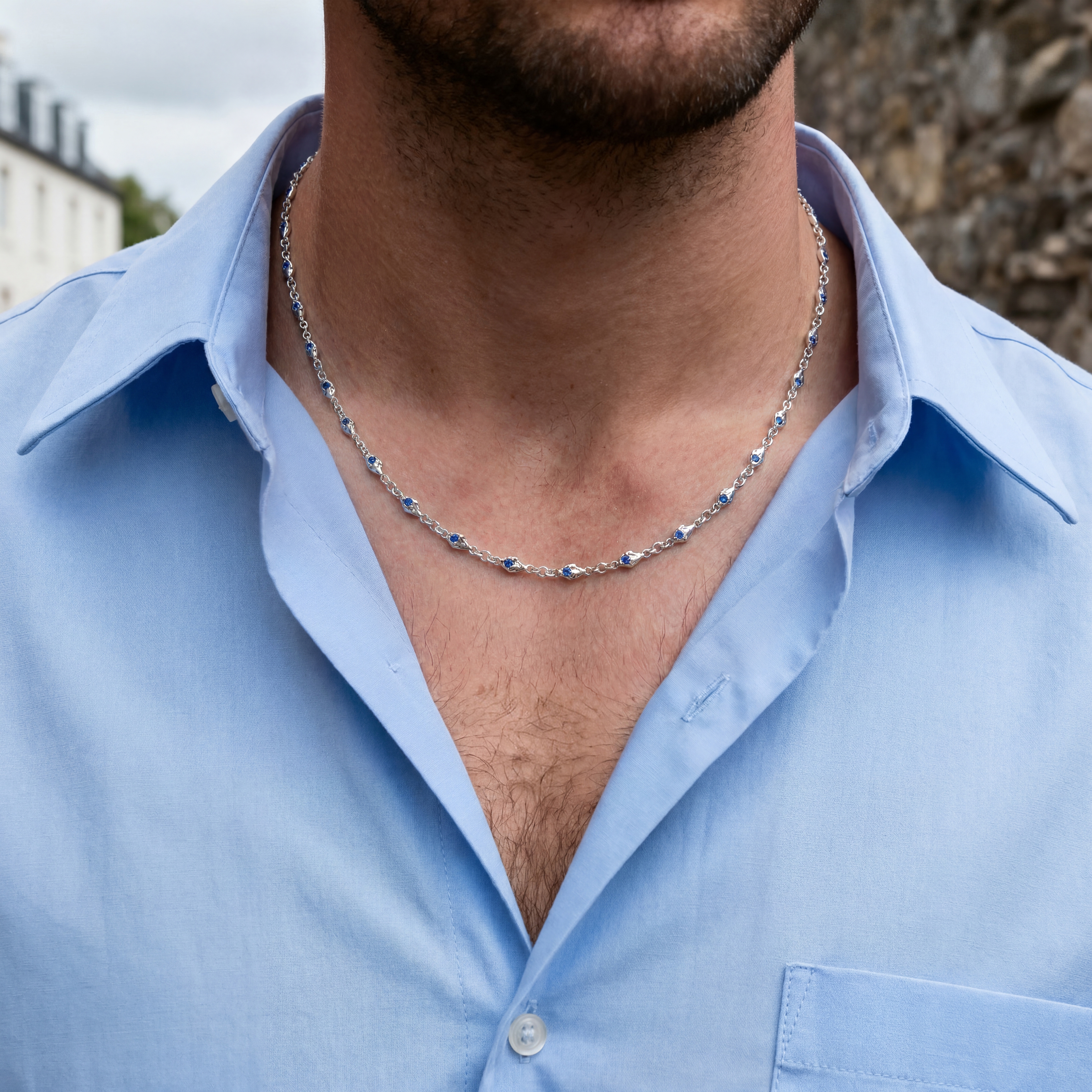 Hidden Gem | Frost Eternity-ketting van 925 sterling zilver - 4