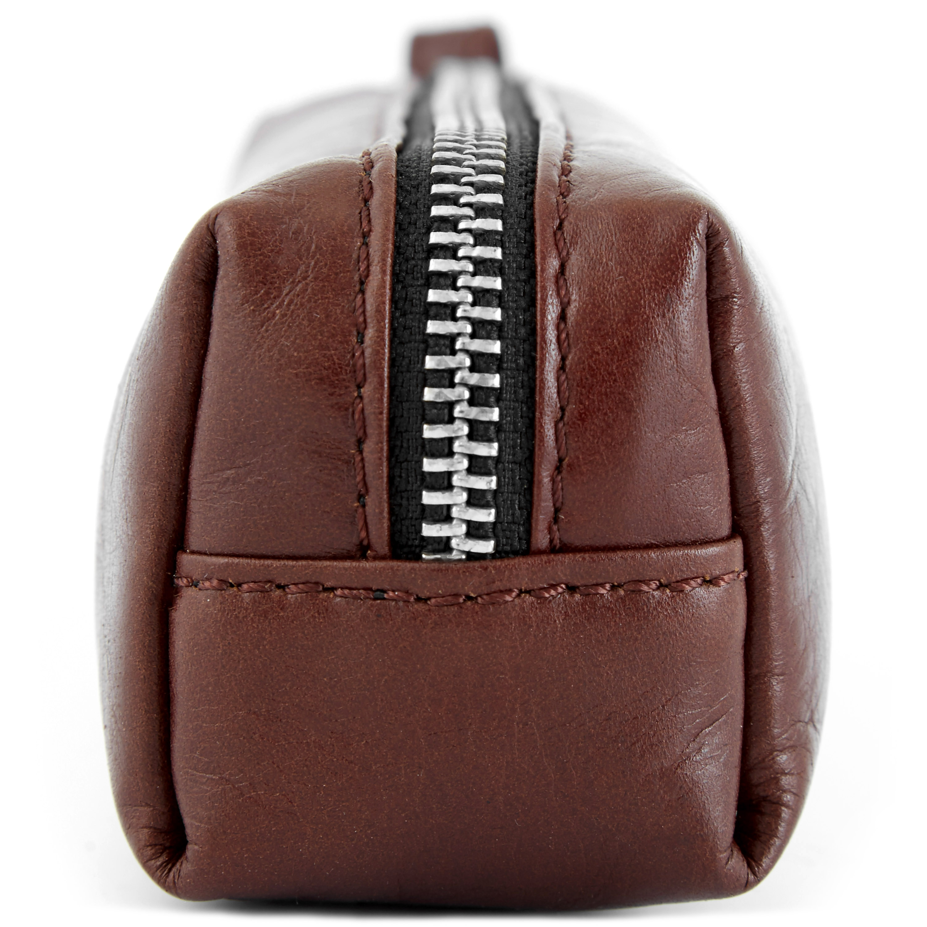 Brązowa kompaktowa torba na przybory toaletowe Jasper - 4