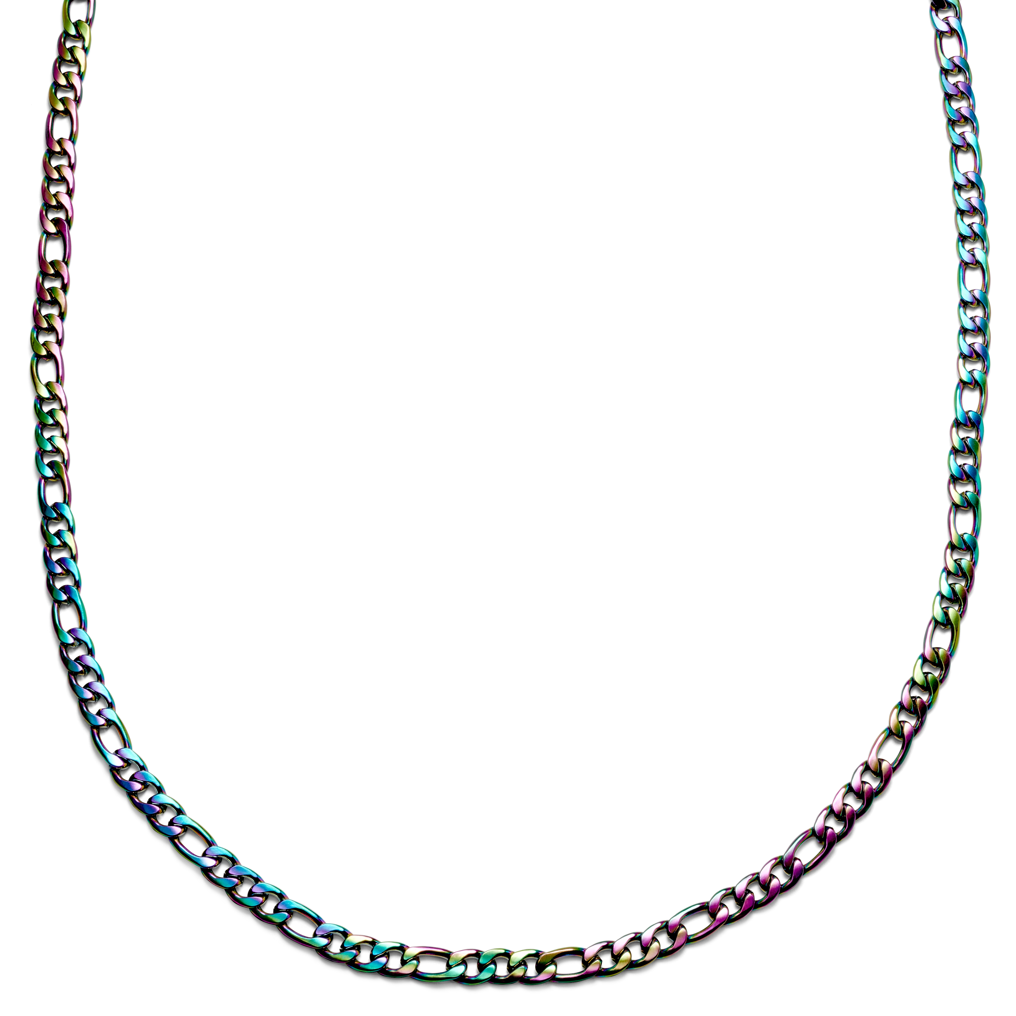 Rainbow chain deals necklace