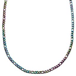  Curtis Amager Rainbow Figaro řetízkový náhrdelník