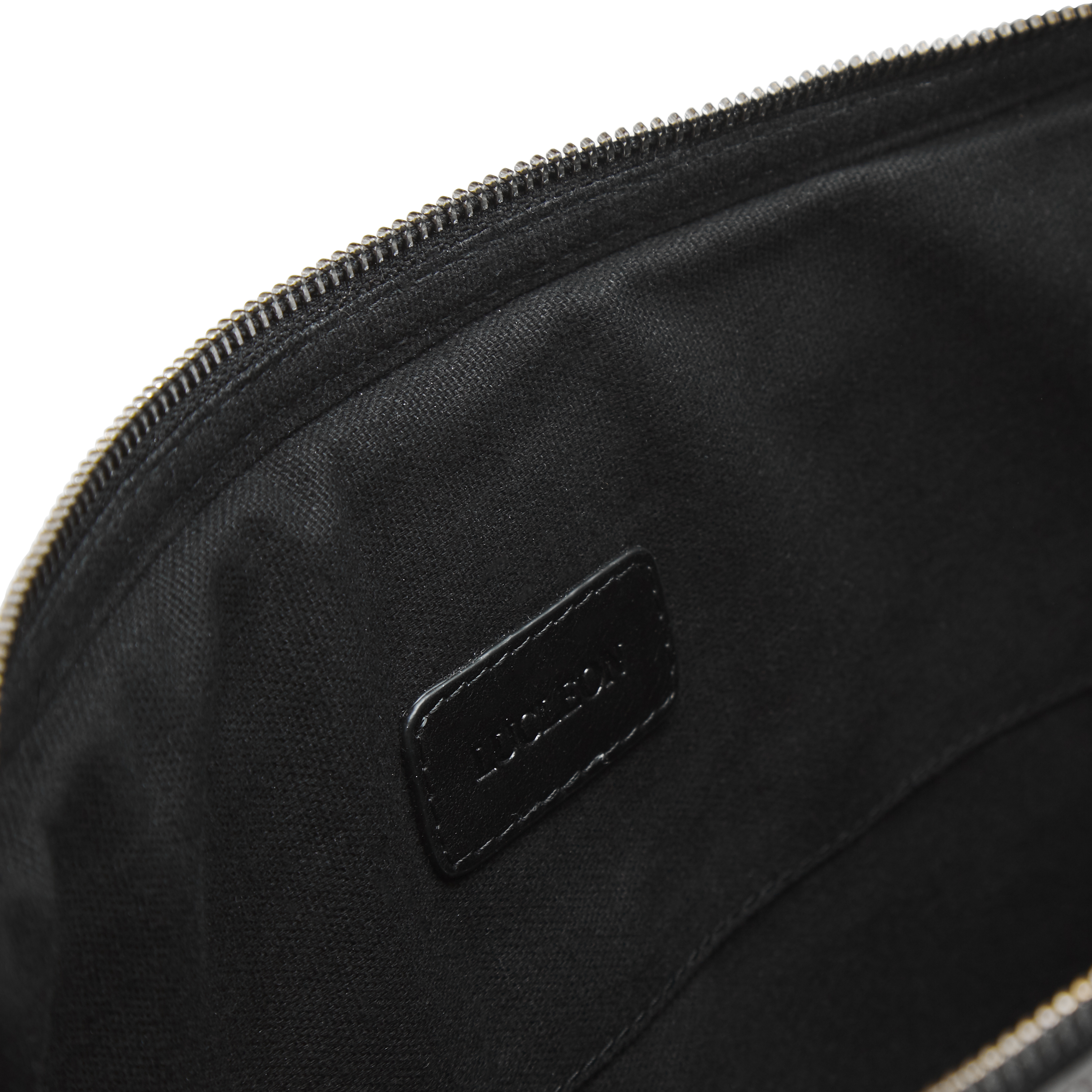 Étui pour ordinateur portable en cuir noir et gris Lou - 10