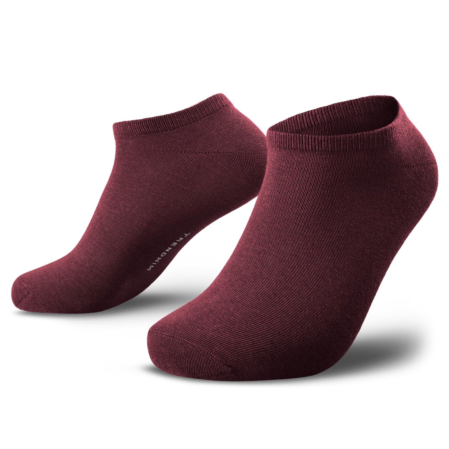 FlexFeel | Dunkelkarminrote Knöchel-Socken FlexFeel | Dunkelkarminrote Knöchel-Socken