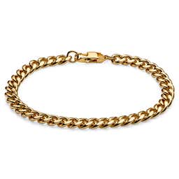 6mm Gold-Tone Chain Bracelet