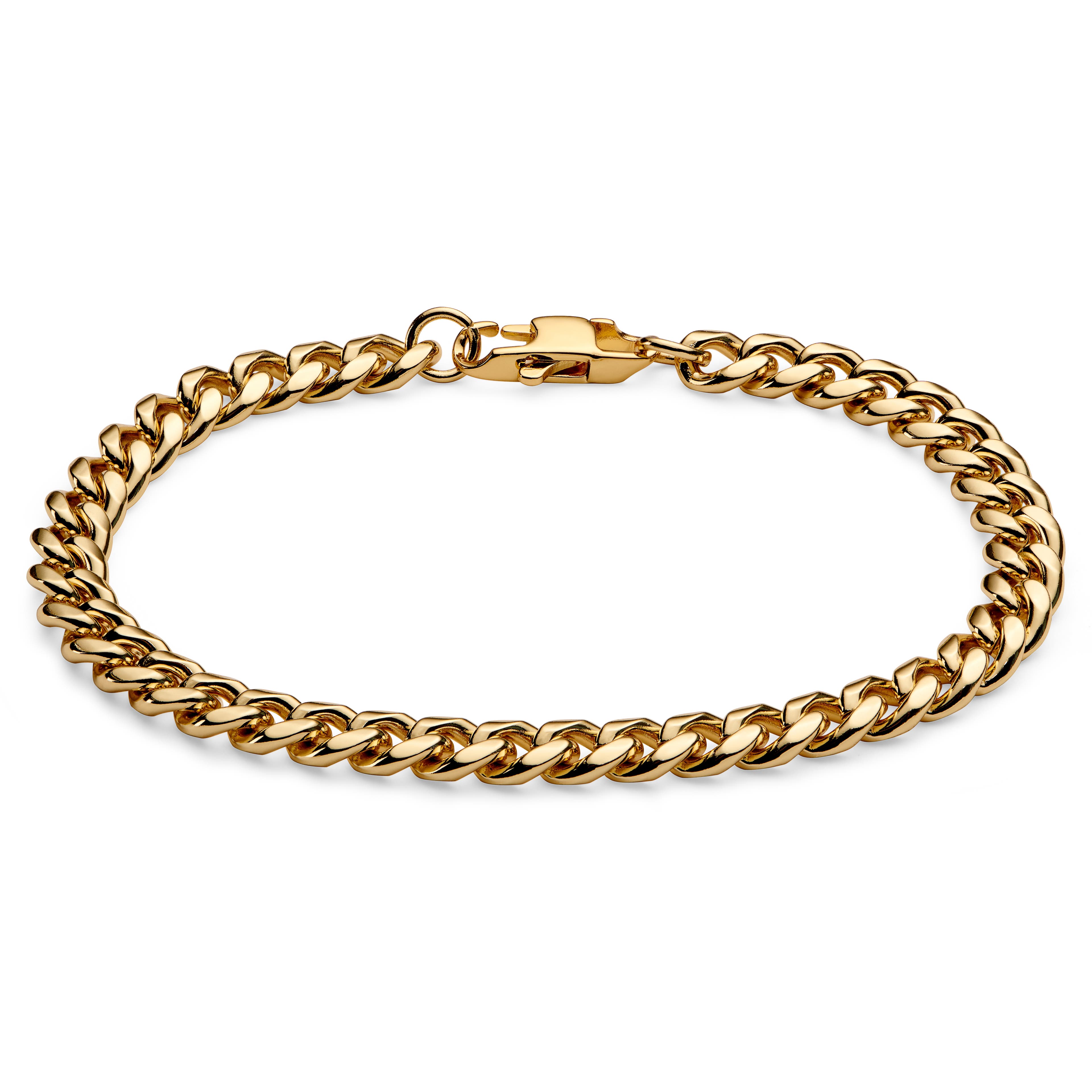 6 mm Gold-tone Chain Bracelet