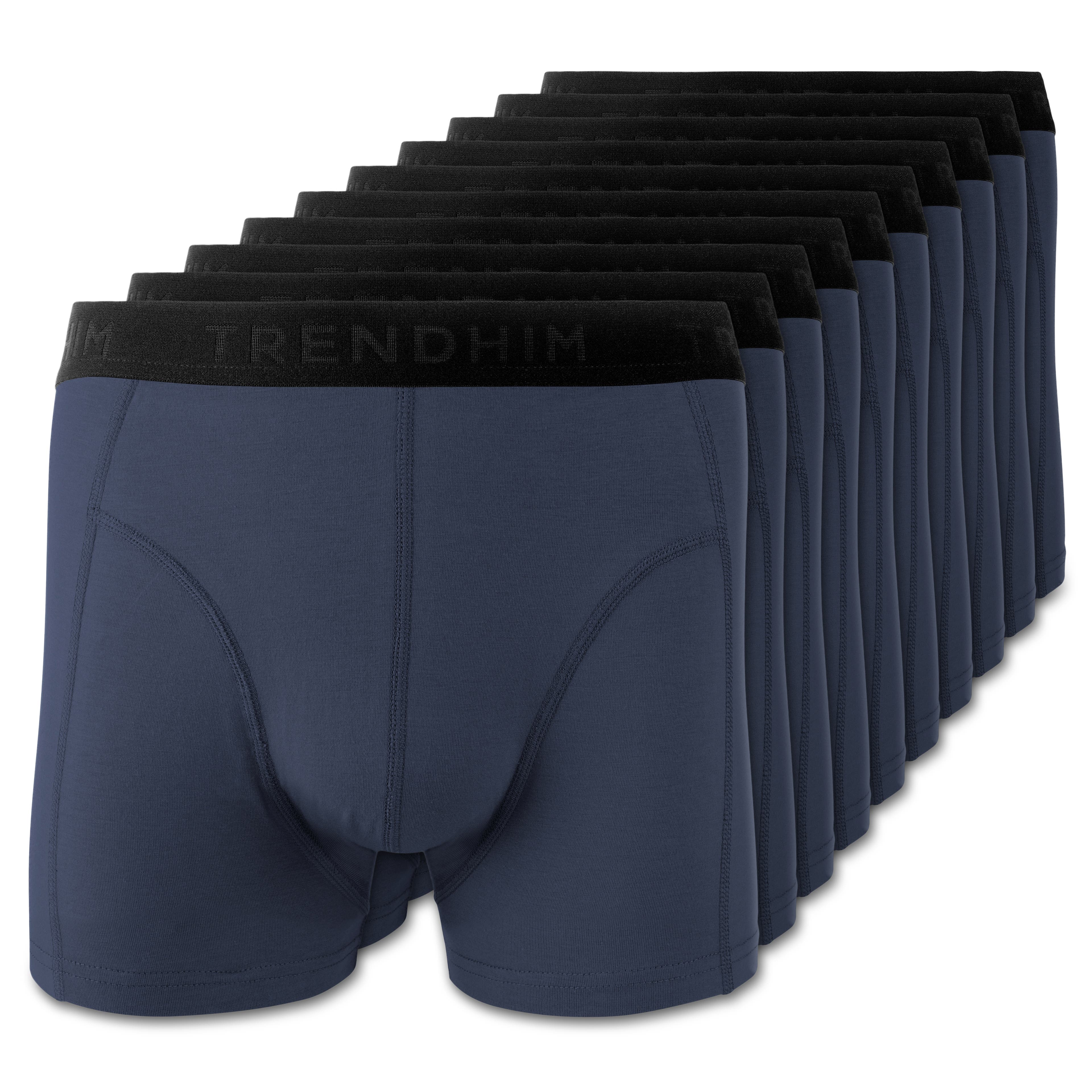FreeFeel | Set van 10 koningsblauwe bamboe boxershorts FreeFeel | Set van 10 koningsblauwe bamboe boxershorts