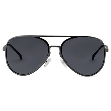Óculos de Sol Aviator Polarizados Esfumados Pretos