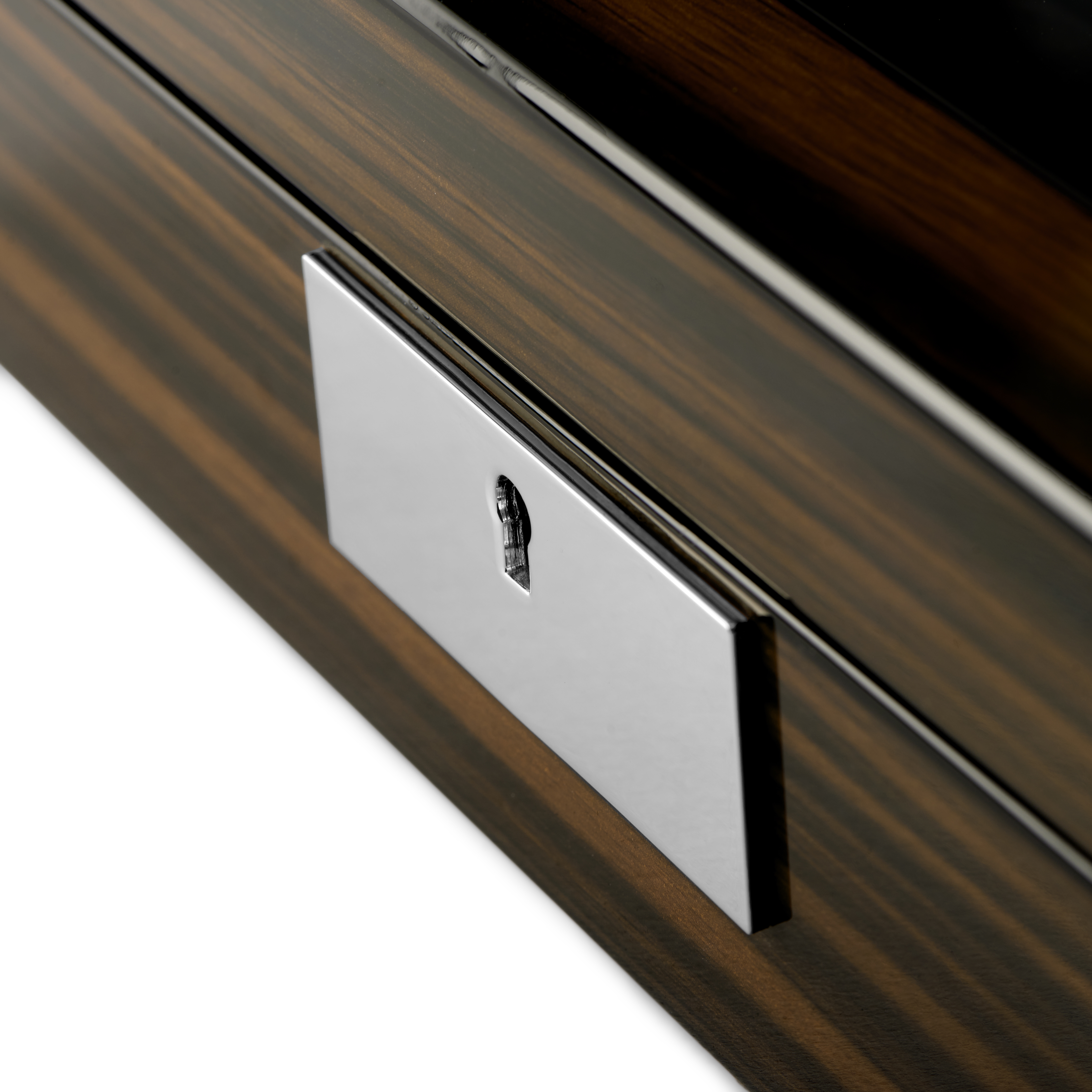 Watch Display Case for 10 Watches with Glass Window & Key - 5