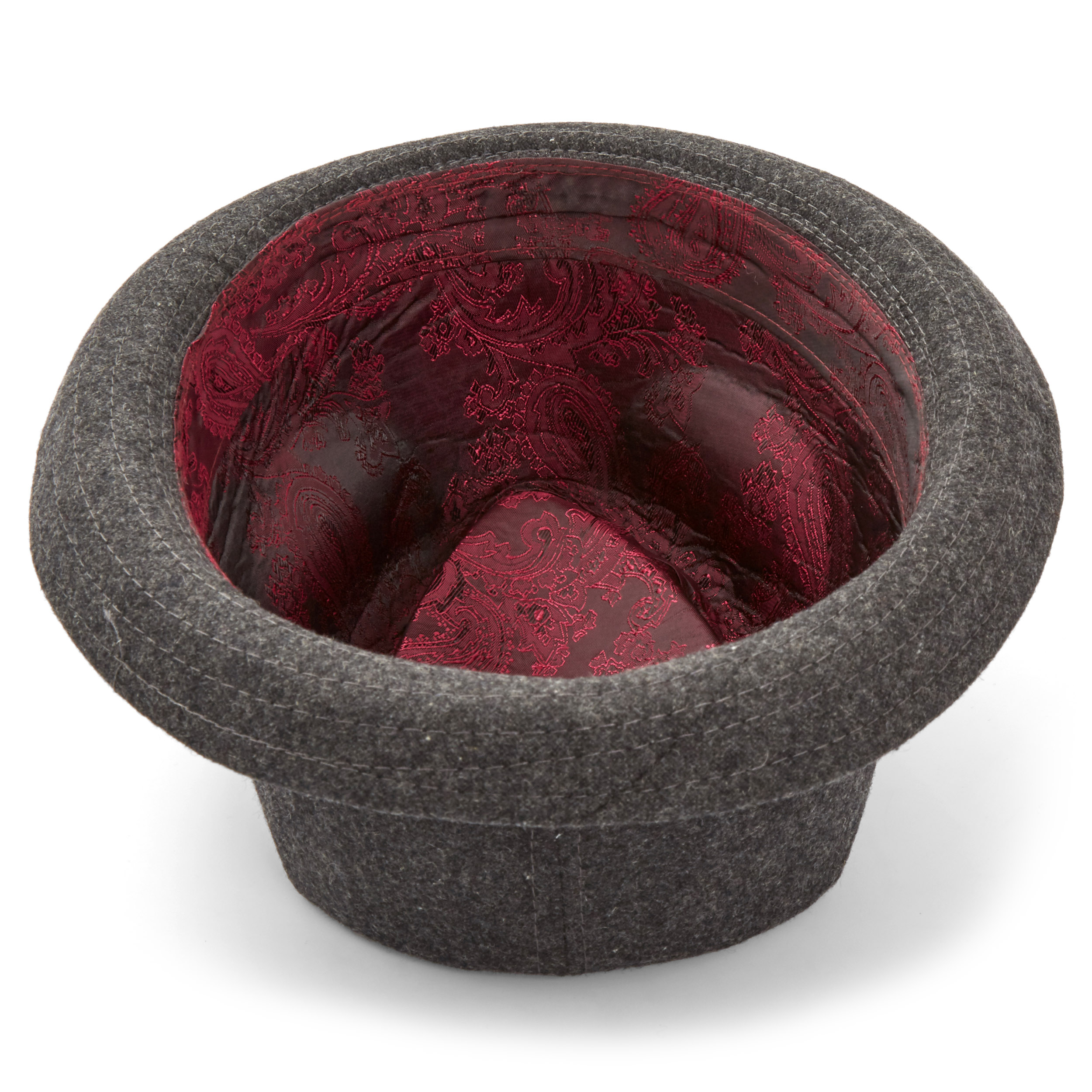 Sombrero de fieltro gris - 2