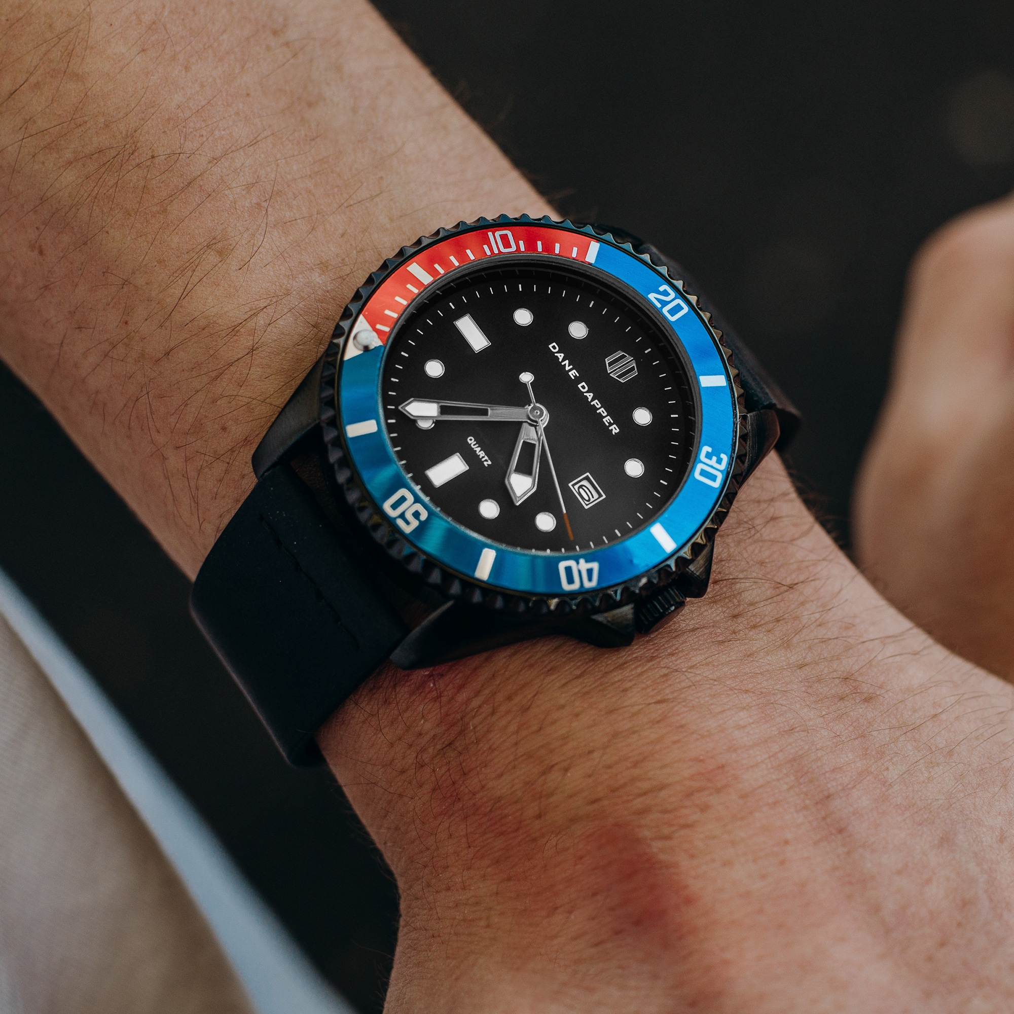 Leather Topaz Mariner Watch - 5