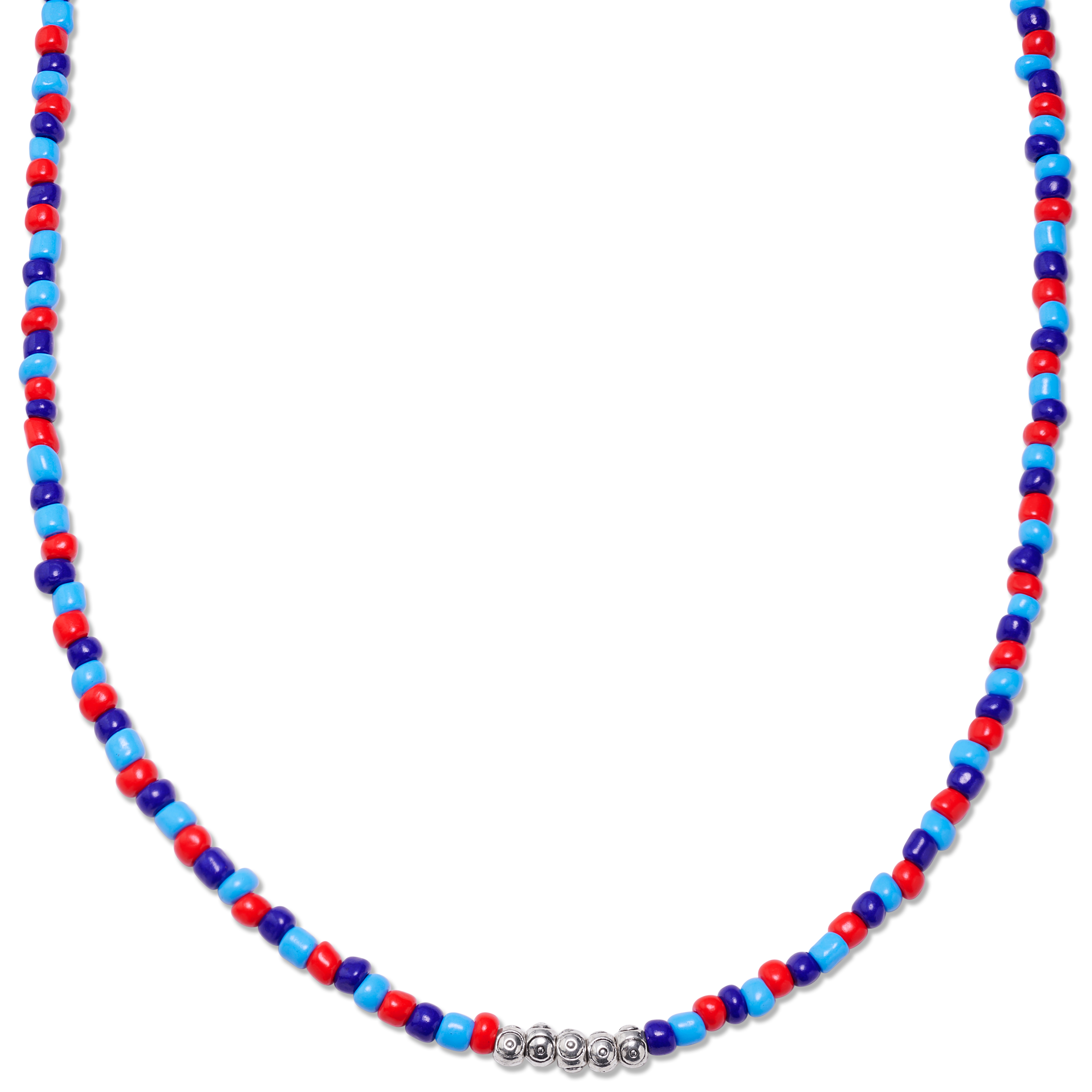 Amalfi | Tricolour Beaded Necklace