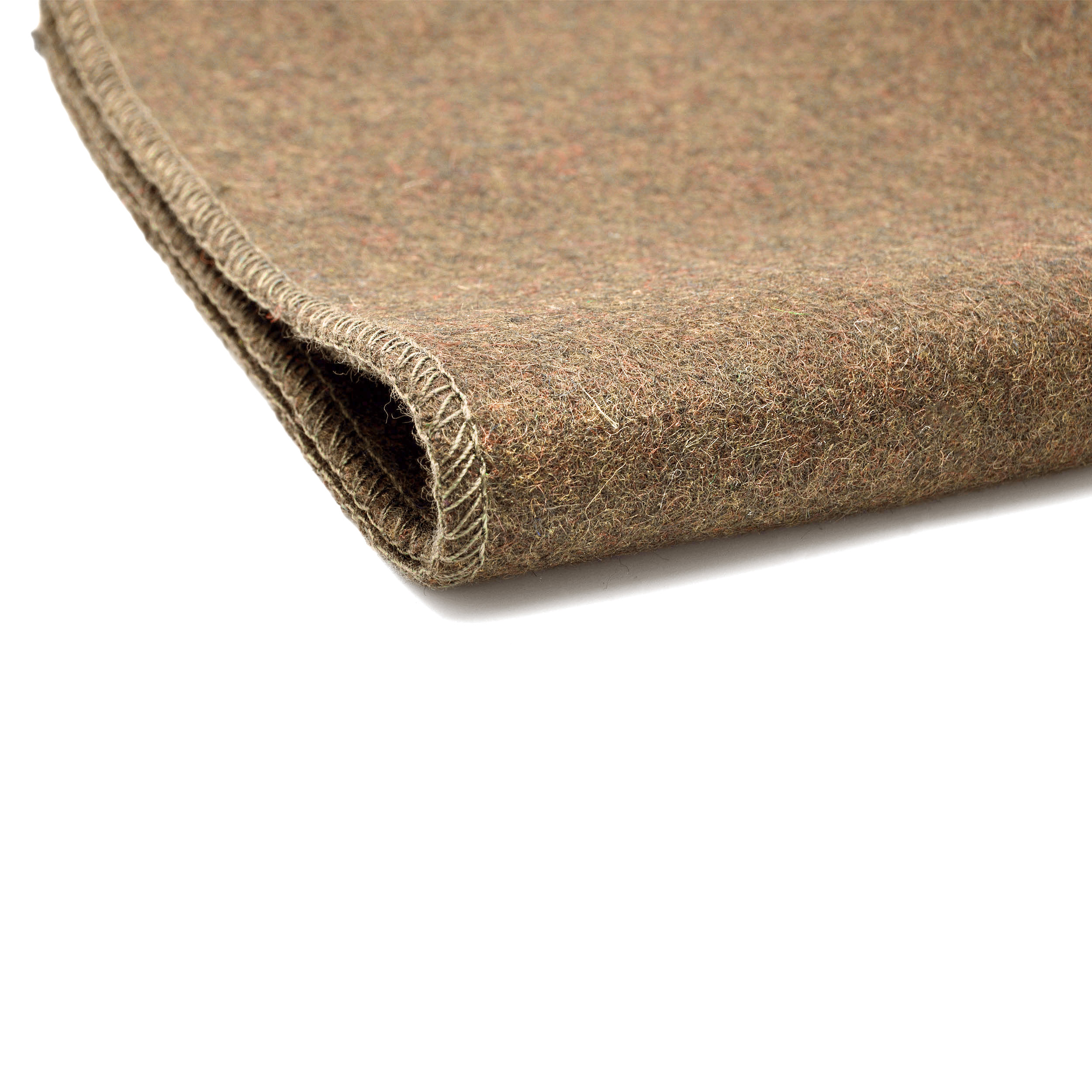 Light Brown Handmade Wool Pocket Square - 3