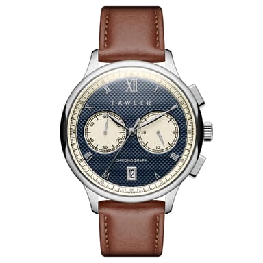 Cicero | Sininen vintage kronografikello Cicero | Sininen vintage kronografikello