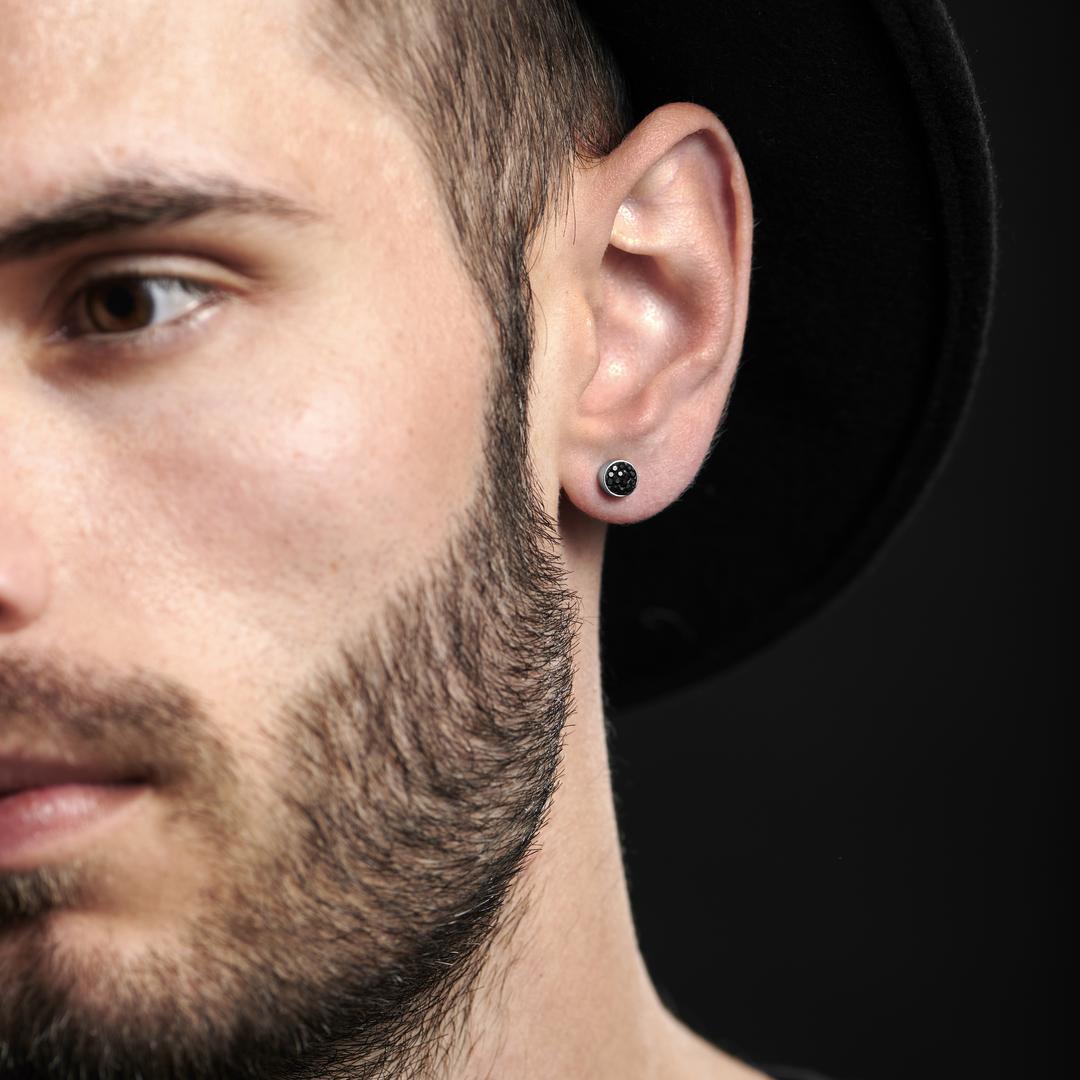 Orecchini Magnetici Per Dilatazione 0g (8mm) - Acciaio Inox, Design Albero, Uomo/Donna - Foto 9