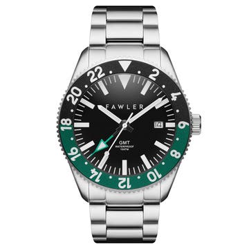 Métier II | Green Stainless Steel GMT Watch Métier II | Green Stainless Steel GMT Watch