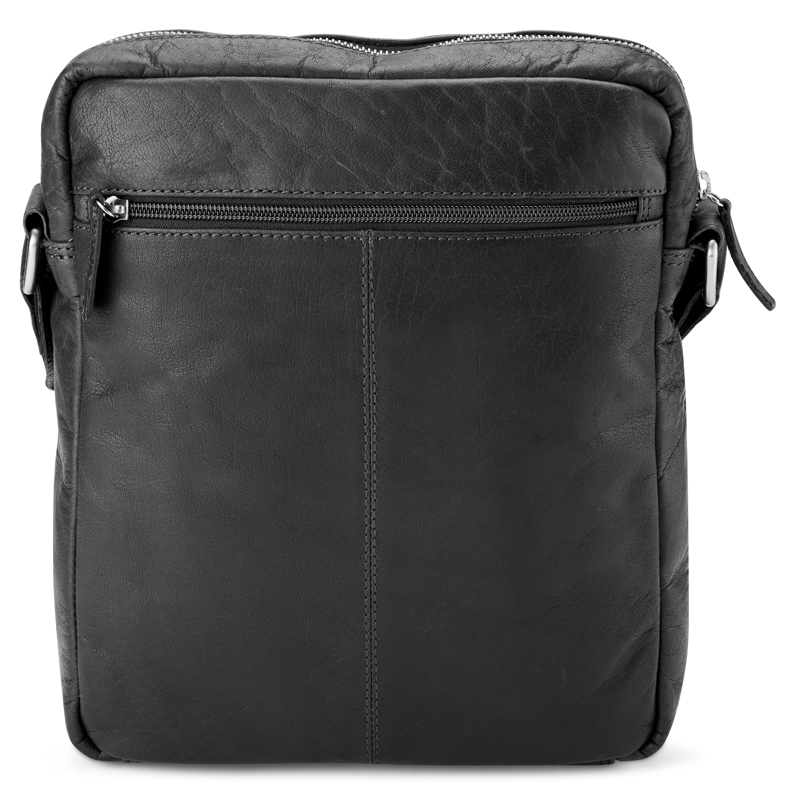 Montreal Classic Black Leather City Bag - 4