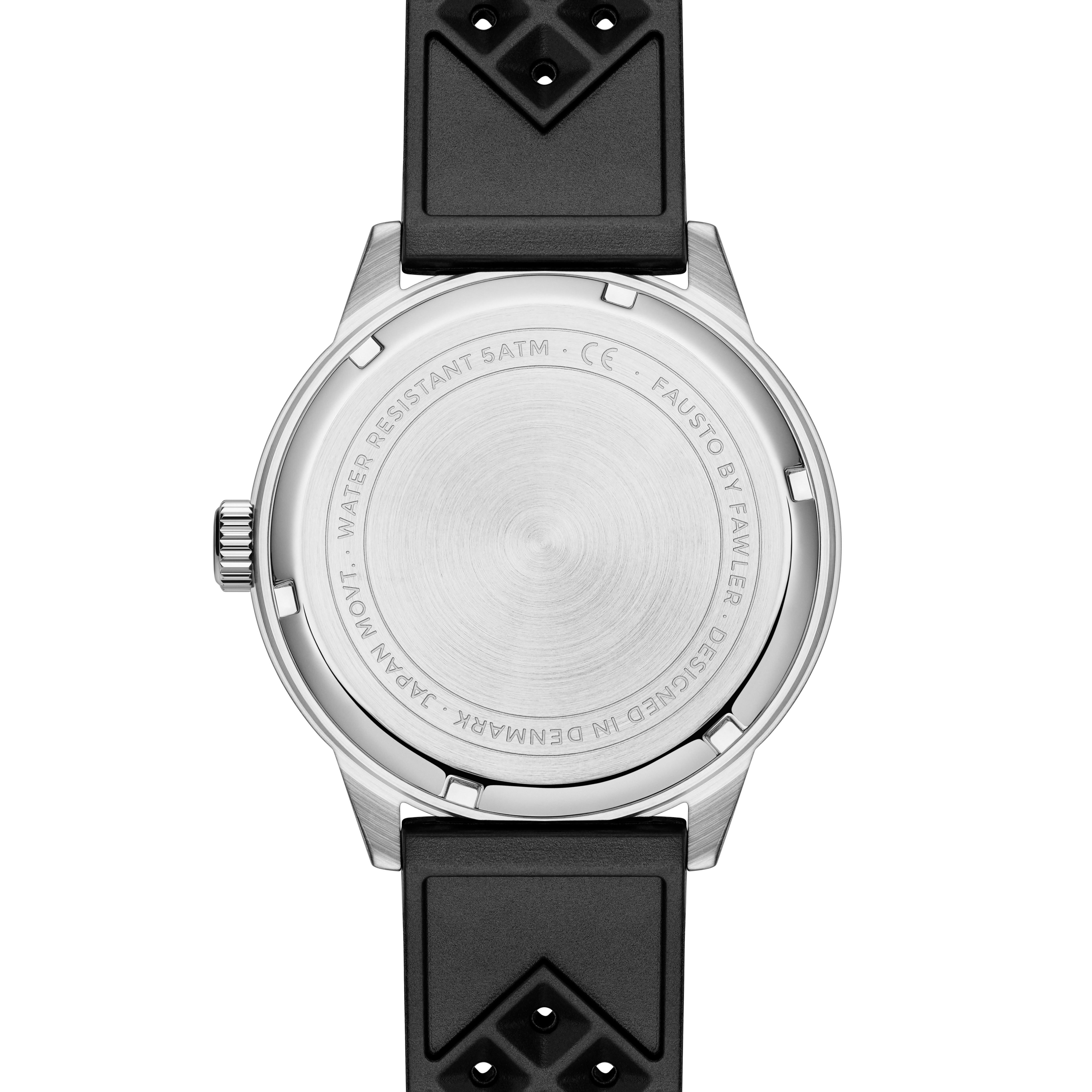 Fausto | Blue Stainless Steel Calendar Watch - 4