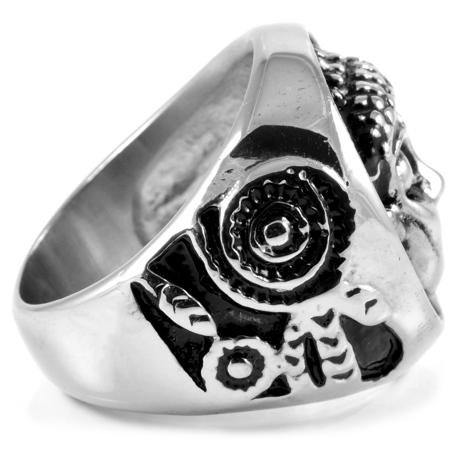 Maskuliner Buddha Stahlring - 2