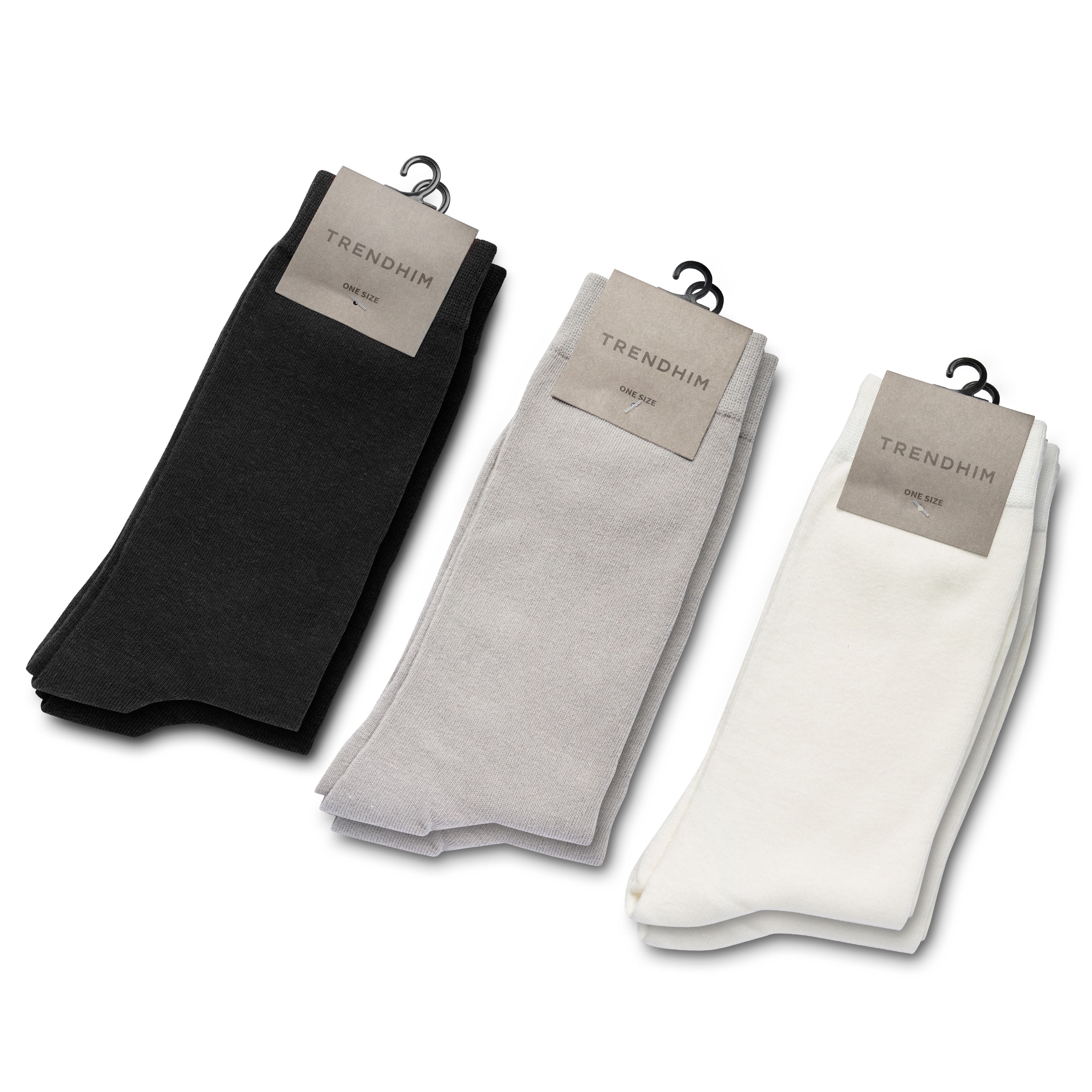 Sokkenbundel | Bundel met 6 Paar Monochrome Sokken