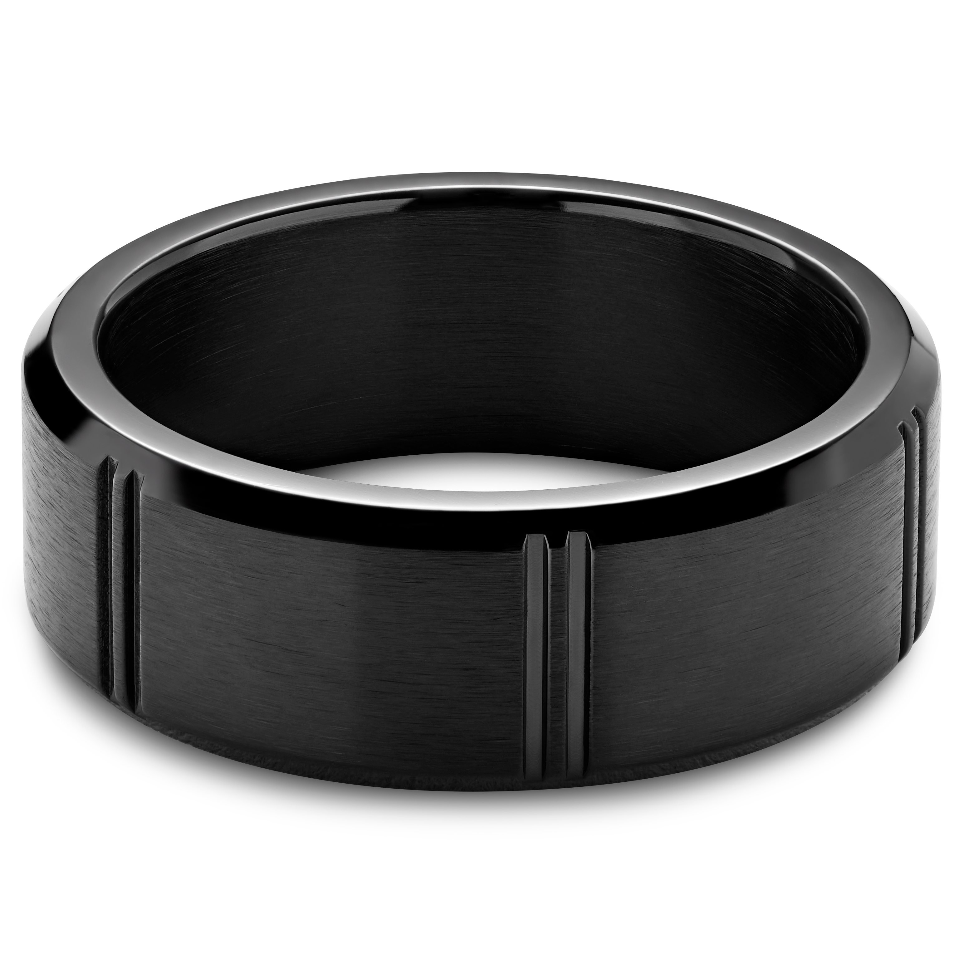 Aesop Brock Svart Titanring - 7