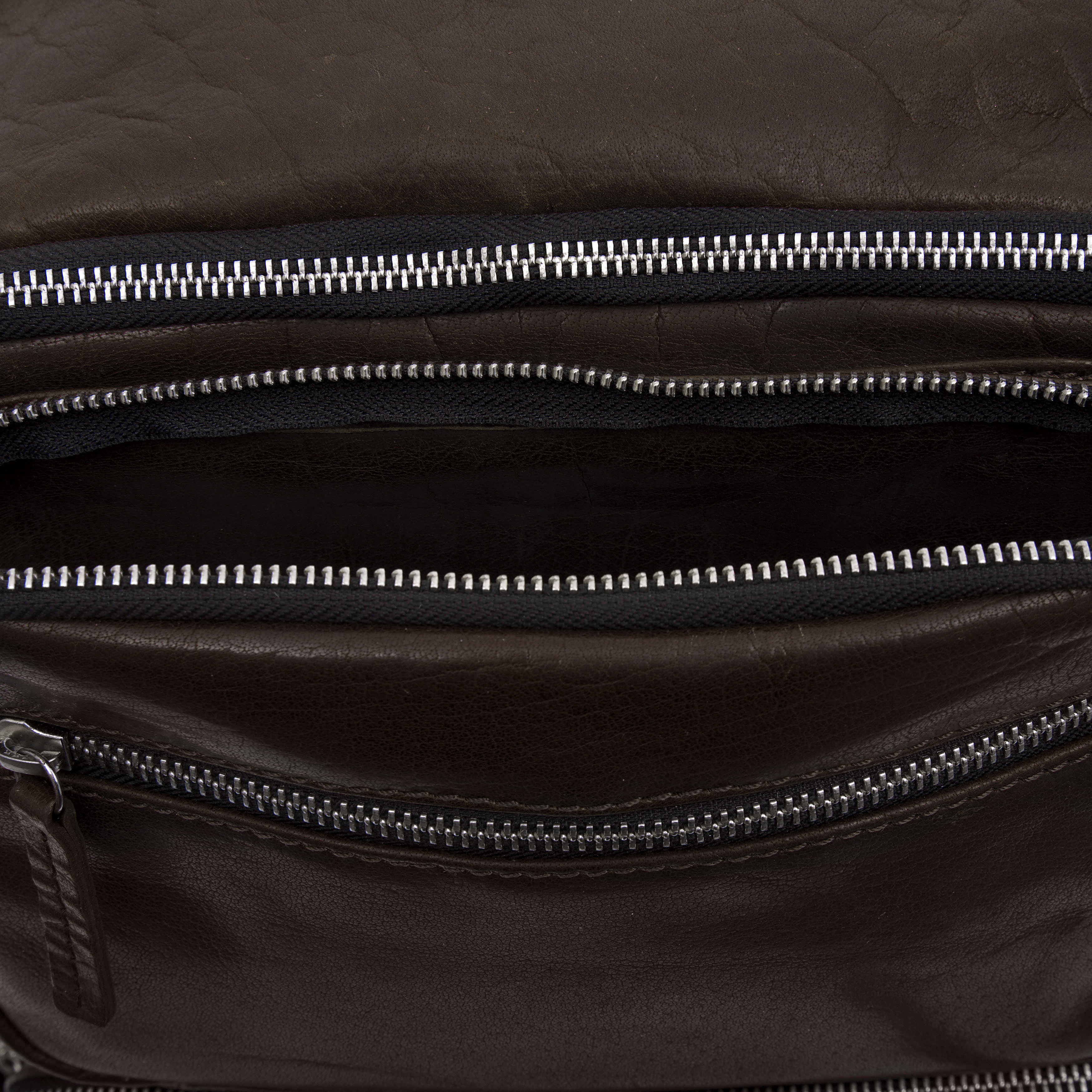 Sac à dos Montréal en cuir marron foncé - 10