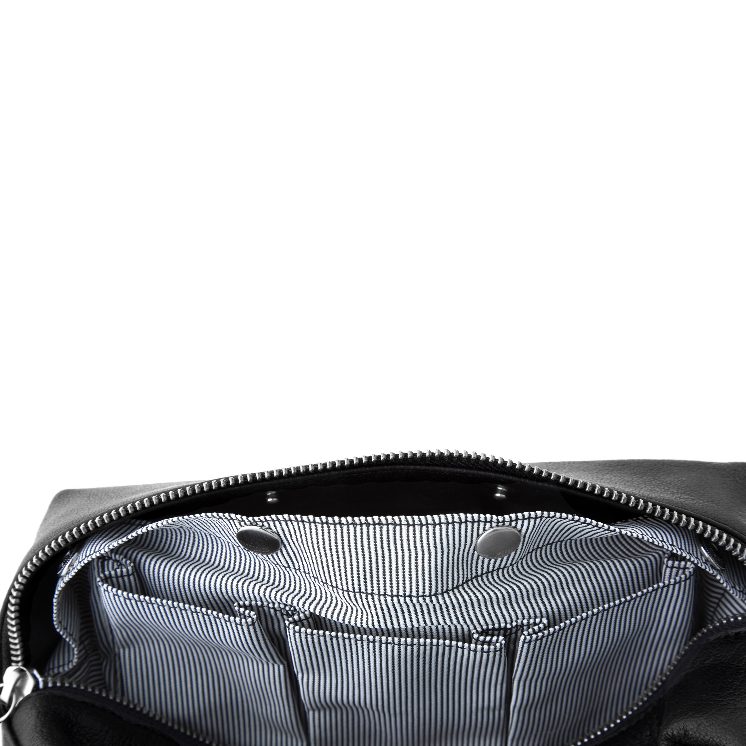 Trousse de toilette en cuir noir "California"  - 10