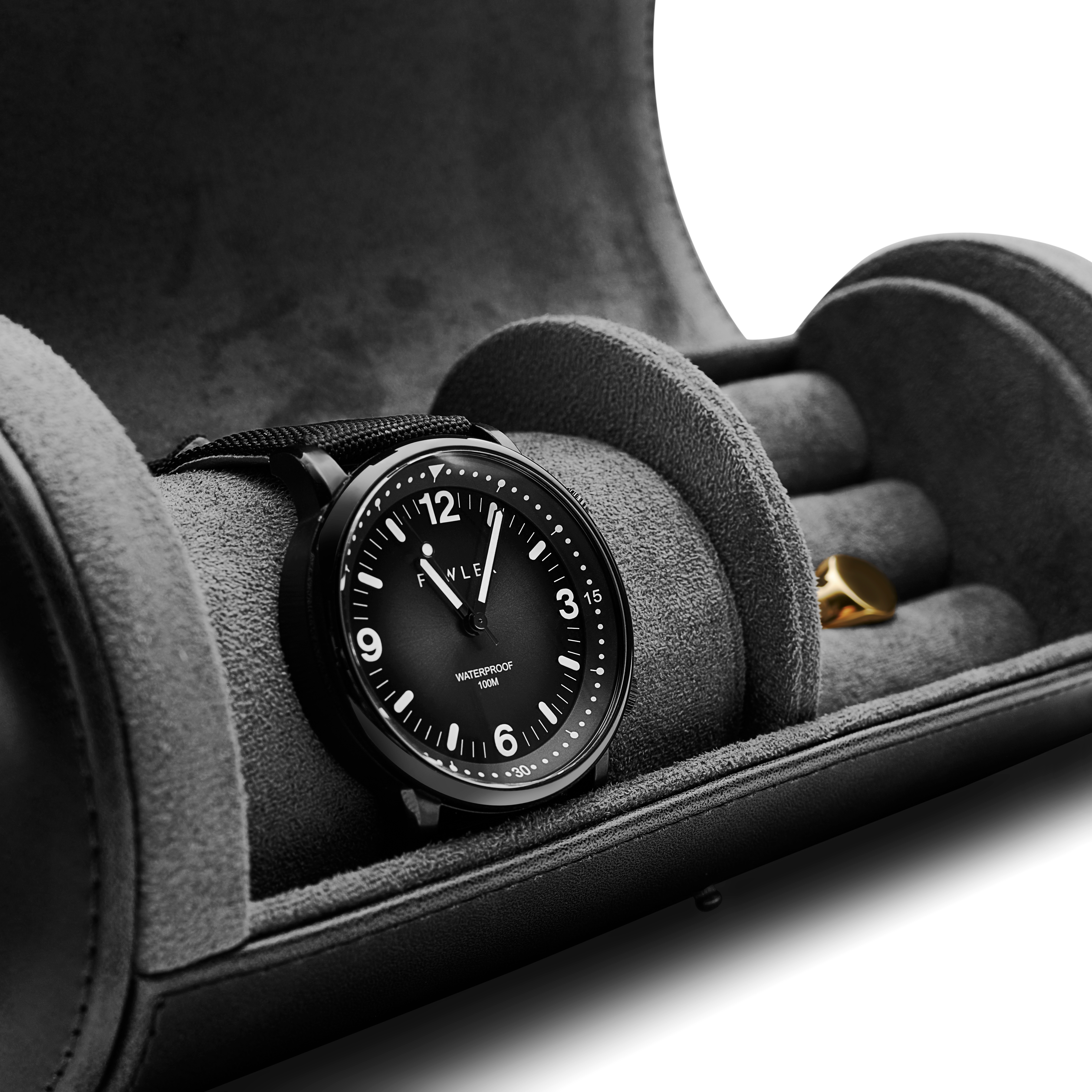 Black Watch & Jewellery Roll - 4