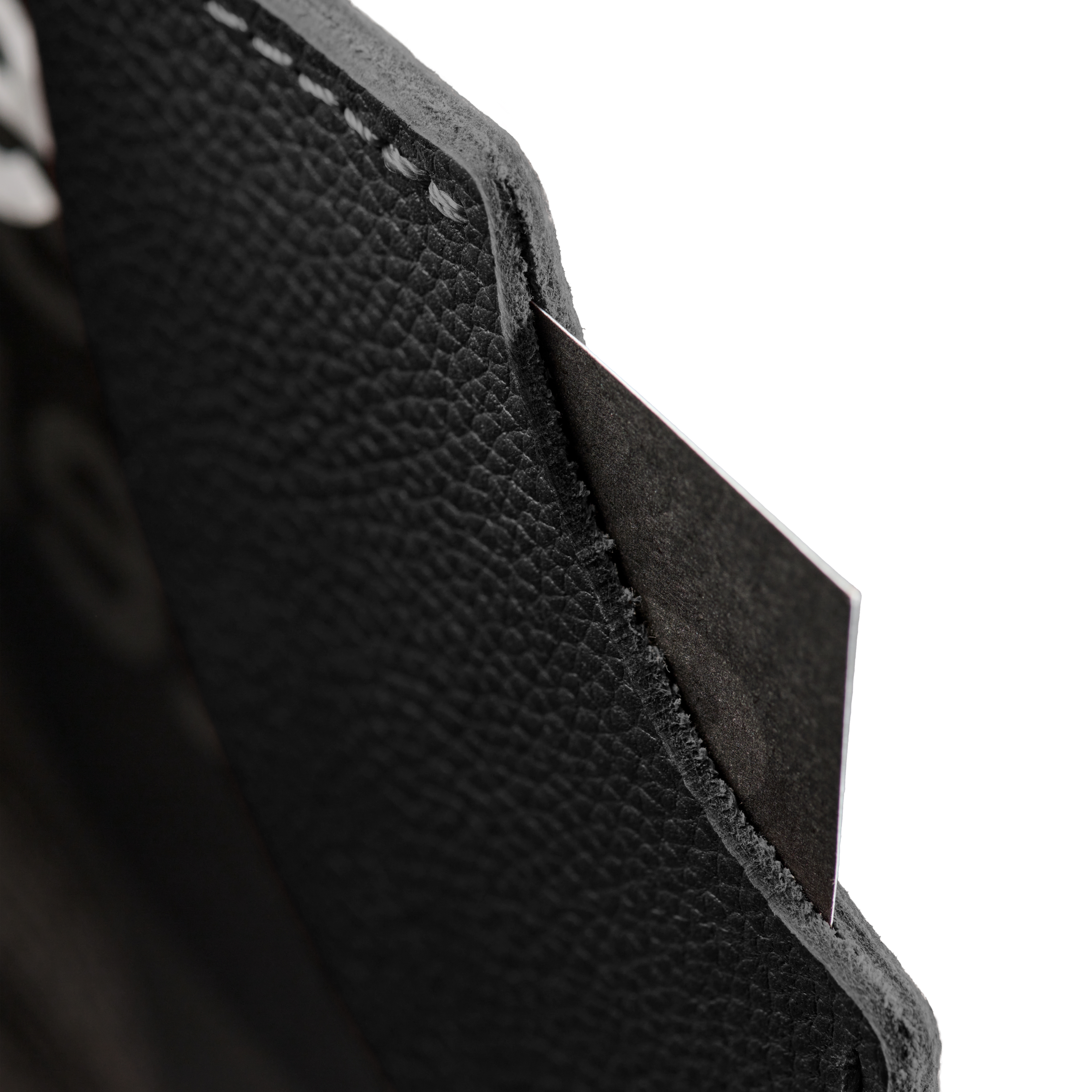 Marque-page | Cuir noir | Coin - 2