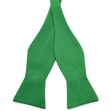 Pajarita para atar básica verde esmeralda