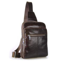Dark Brown Manitoch Shoulder Bag