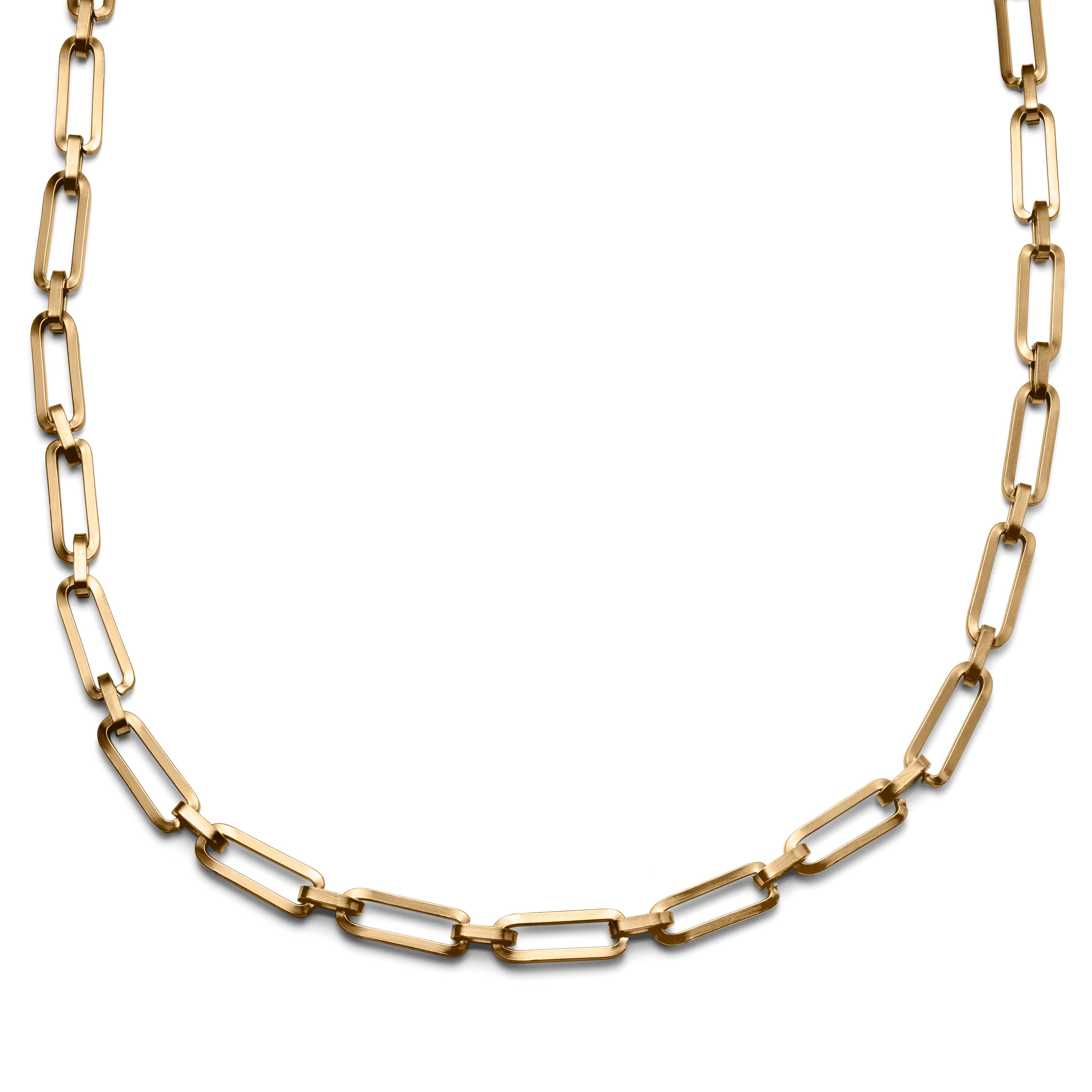 Amager | 8 mm Gold-Tone Cable Chain Necklace
