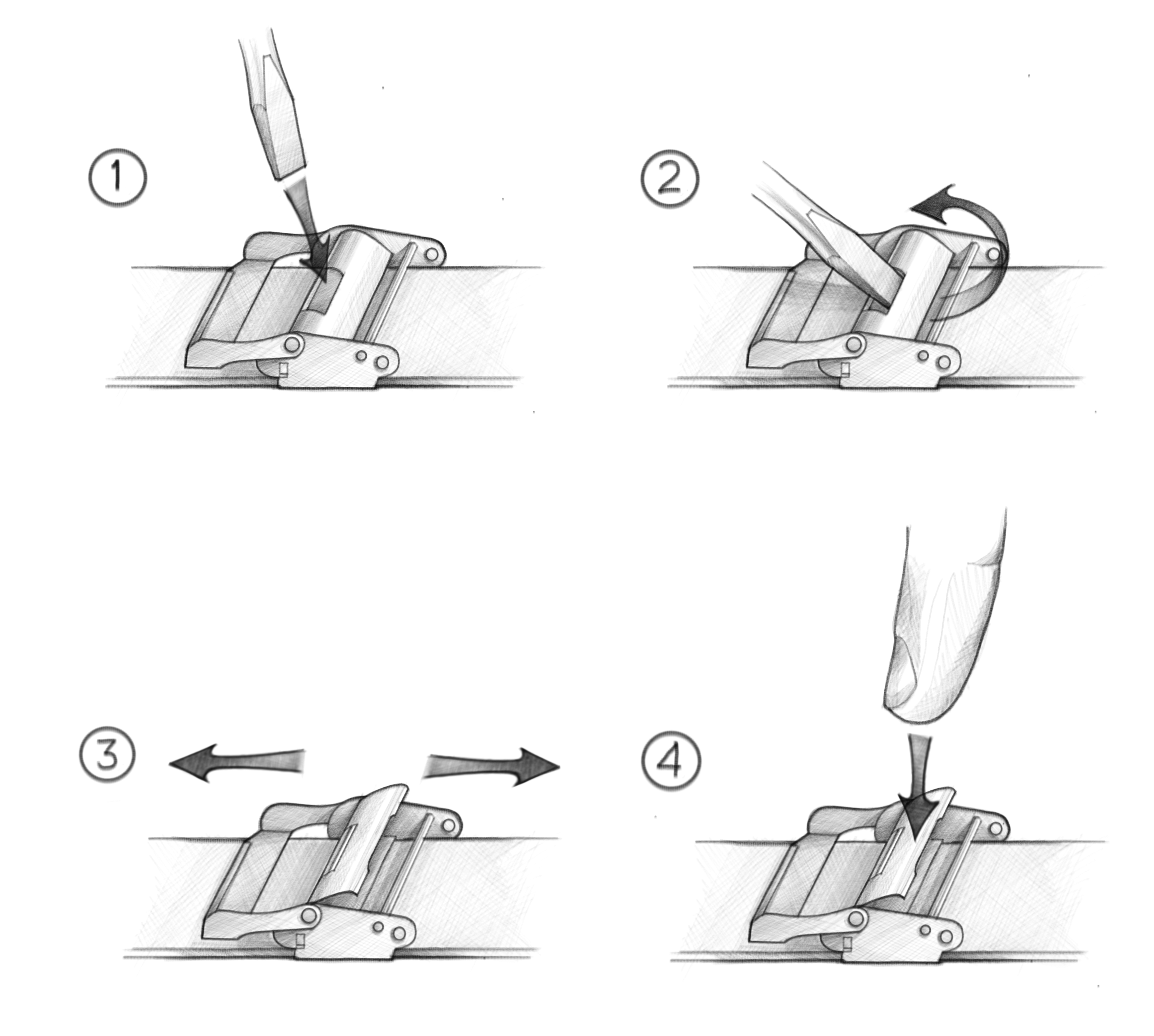 How to adjust a watch mesh strap