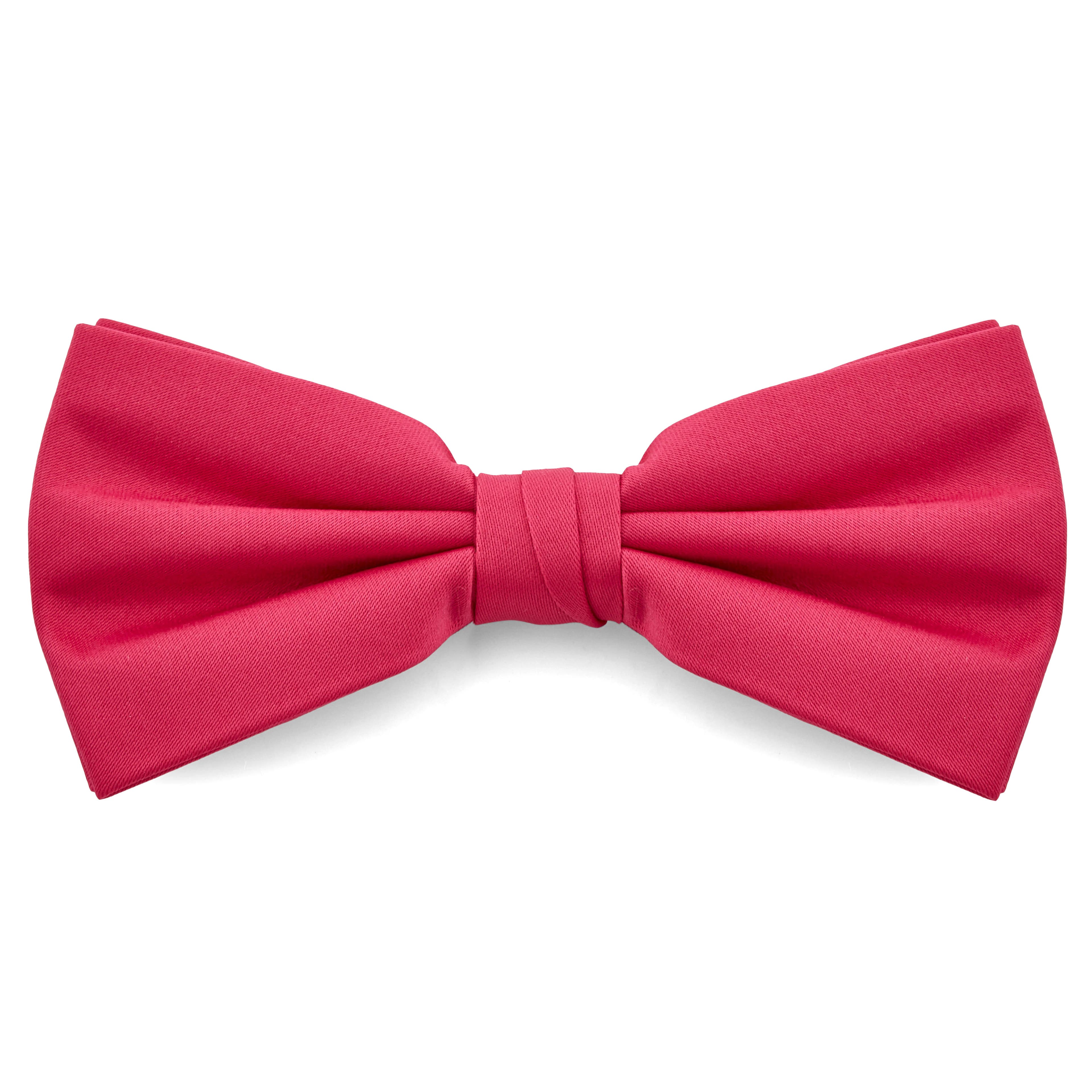 Neon Pink Basic Pre-Tied Bow Tie