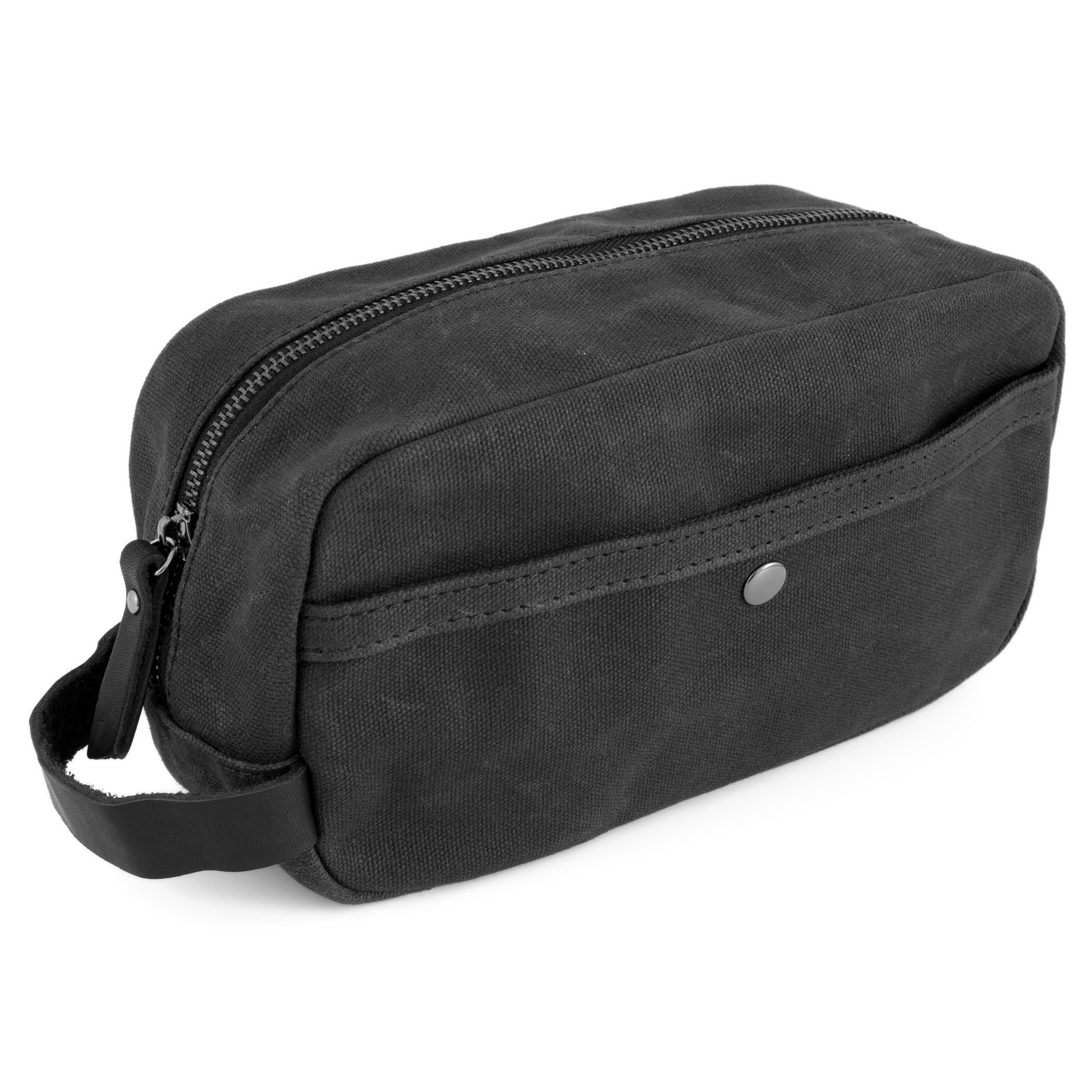 Svart Bridge Toalettmappe av Vokset Kanvas - 2