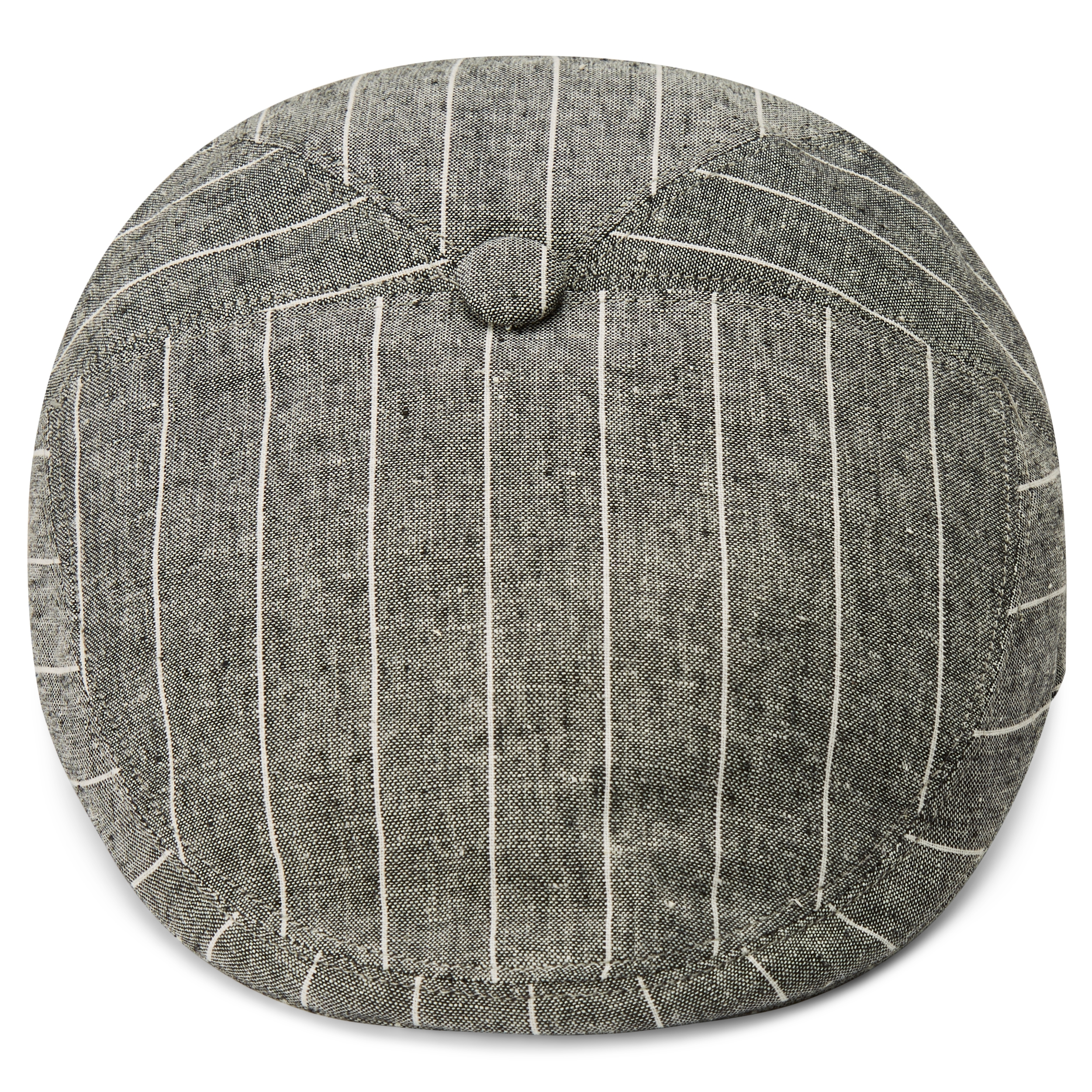 Marco Grey & White Striped Moda Flat Cap - 2